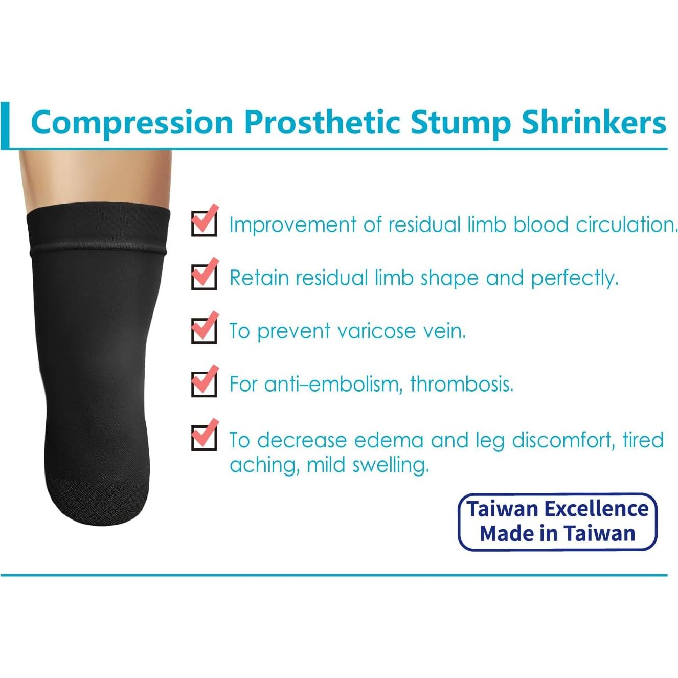 Reductor de muñón JianiMed XL 40 cm compresión negra