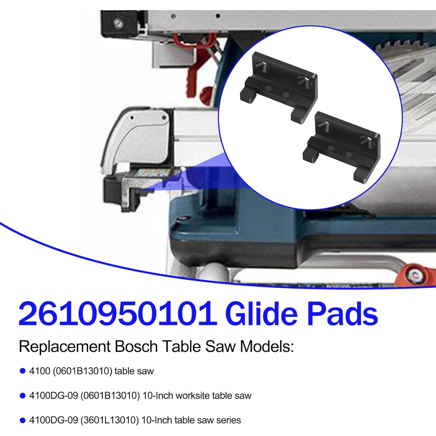 Almohadillas Deslizantes Bosch 4100 Reemplazo Paquete 4 Pzas