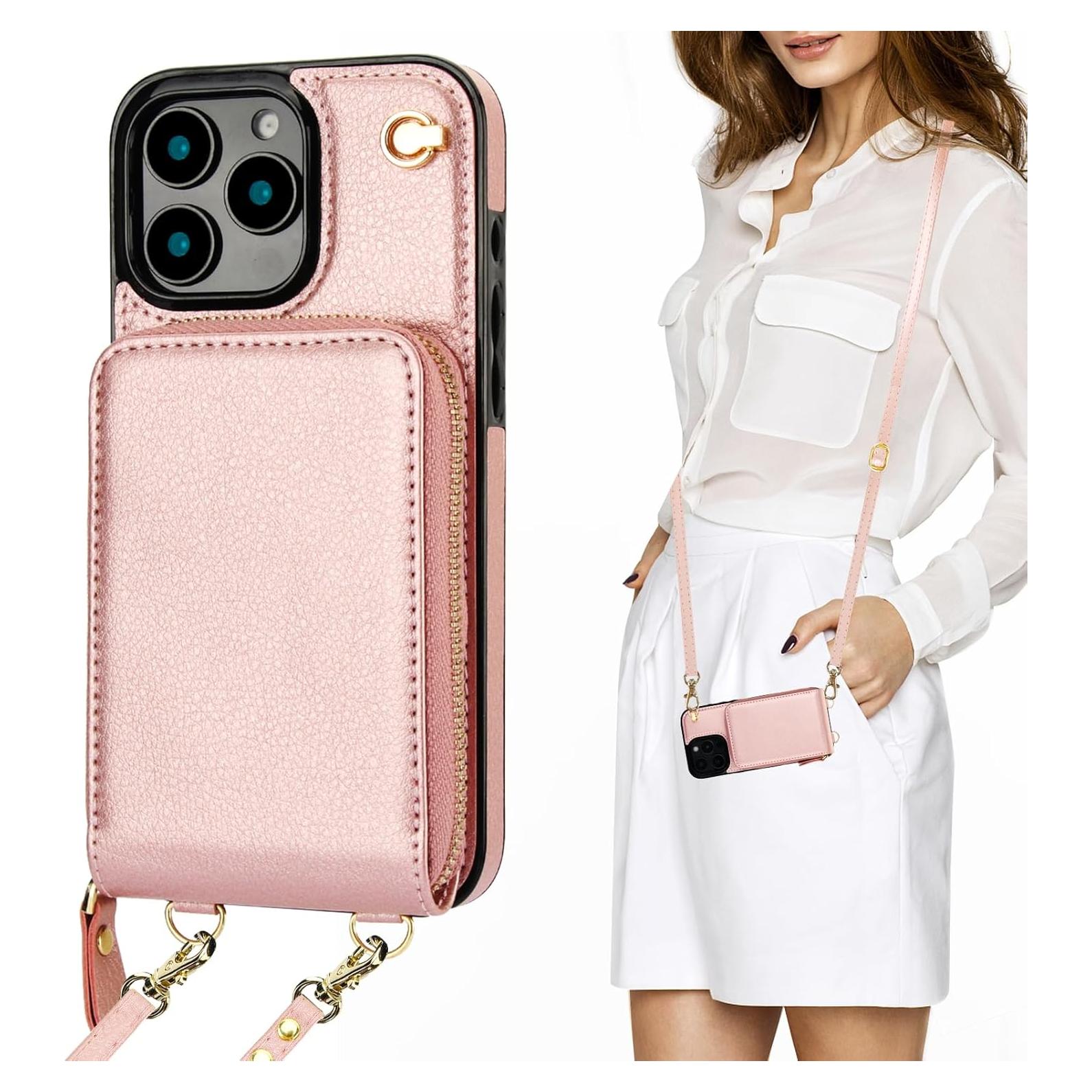 Funda Cruzada KIHUWEY para iPhone 16 Pro Max con Soporte