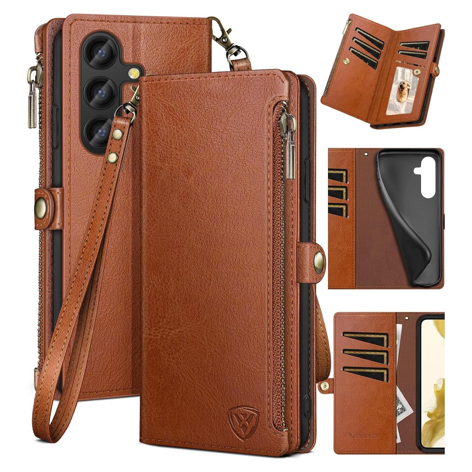 Funda XcaseBar para Samsung S24 Plus con monedero RFID