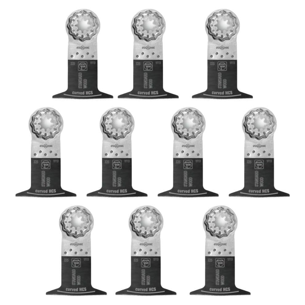 Hoja de sierra curvada Fein Starlock 6,35 cm - Paquete de 10