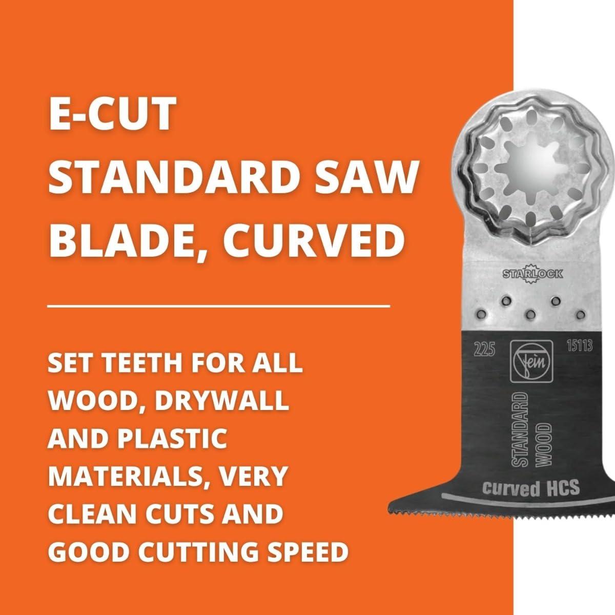 Hoja de sierra curvada Fein Starlock 6,35 cm - Paquete de 10