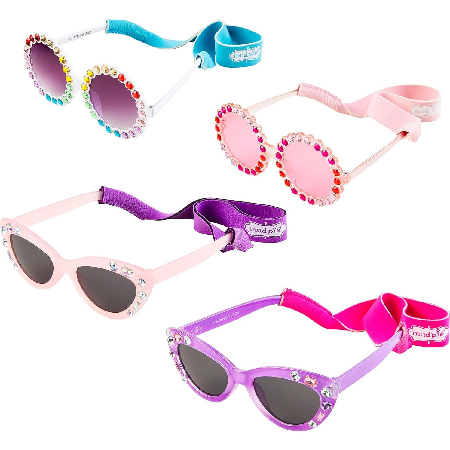 Gafas de sol Cat Eye Mud Pie para niñas UV400 - Rosa Claro