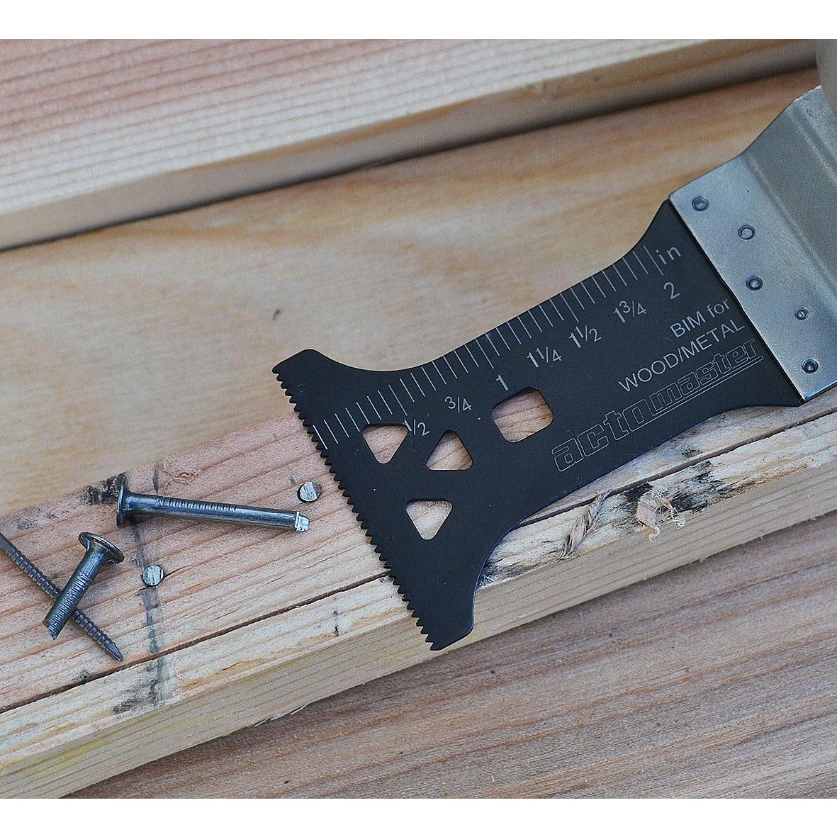 Hoja de sierra oscilante ACTOMASTER 4.4 cm bi-metal 8 piezas