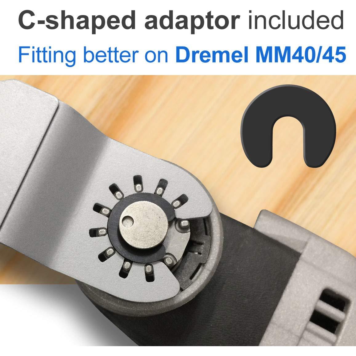 Hoja de sierra oscilante ACTOMASTER 4.4 cm bi-metal 8 piezas