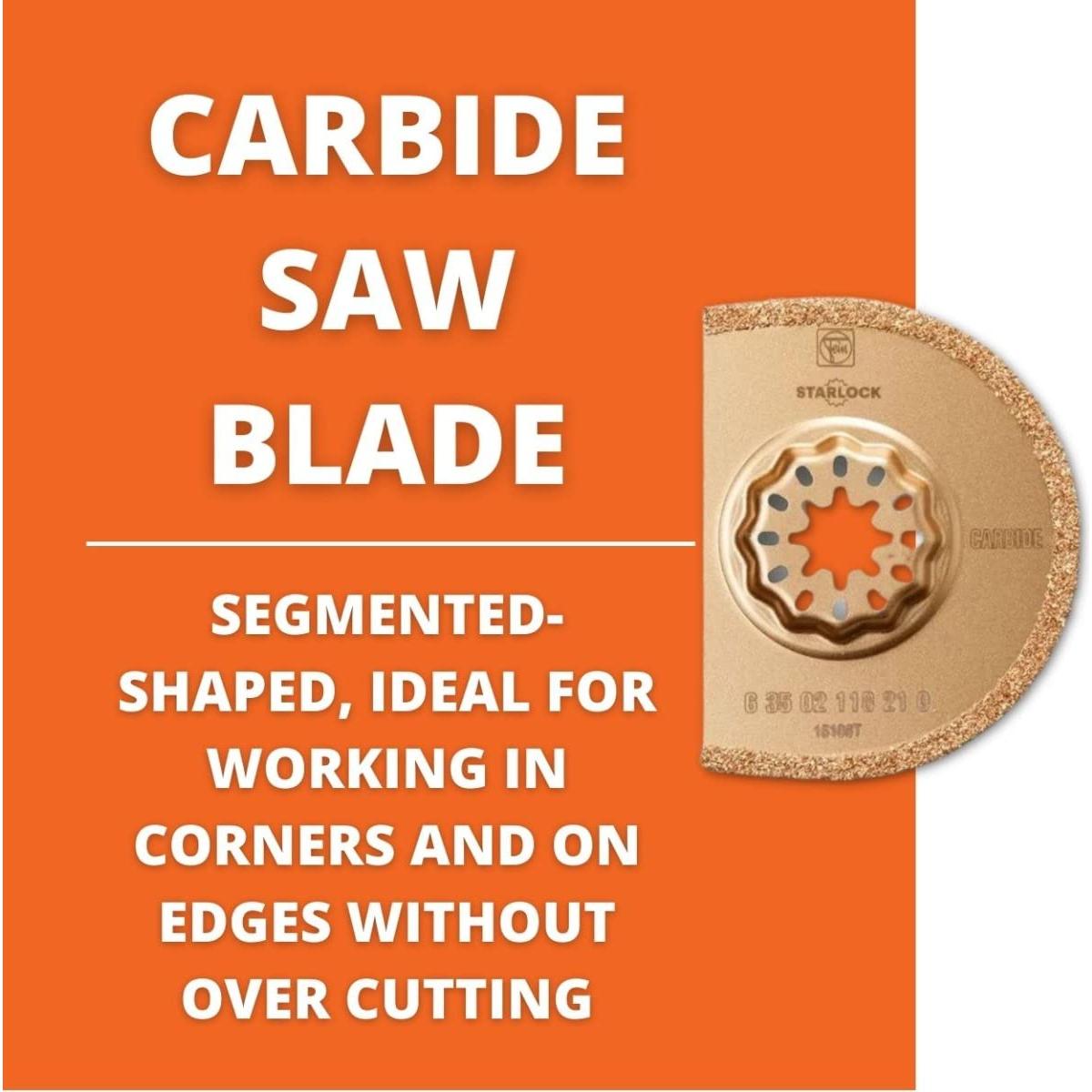 Hoja de sierra Fein Starlock 7,46 cm para lechada y yeso