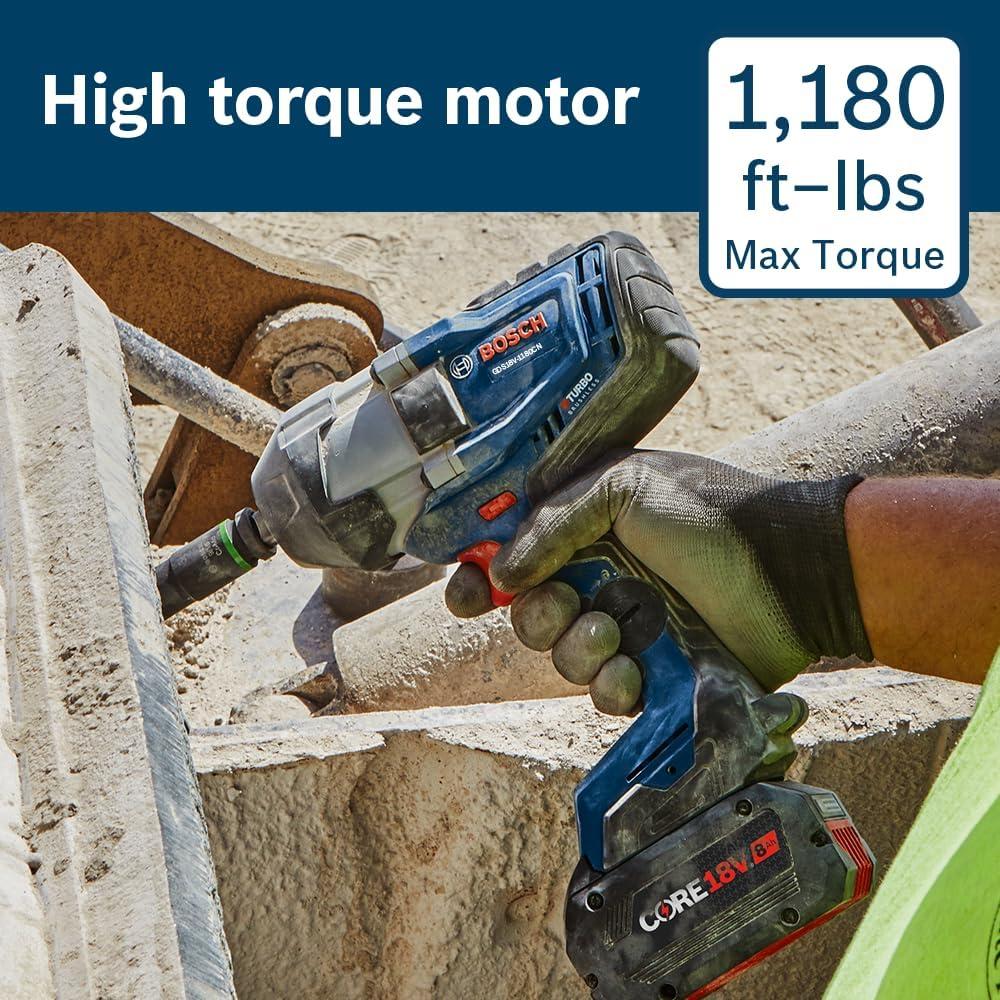 Llave de Impacto BOSCH GDS18V-1180CN 18V 3/4" Con Anillo Fricción