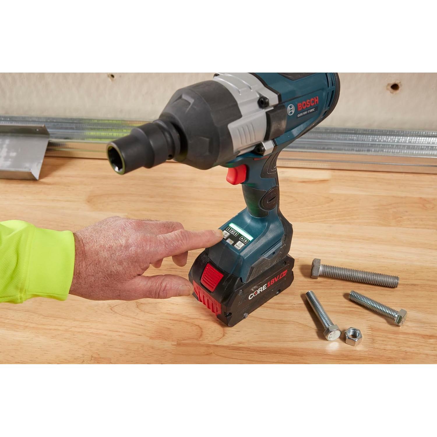 Llave de Impacto BOSCH GDS18V-1180CN 18V 3/4" Con Anillo Fricción