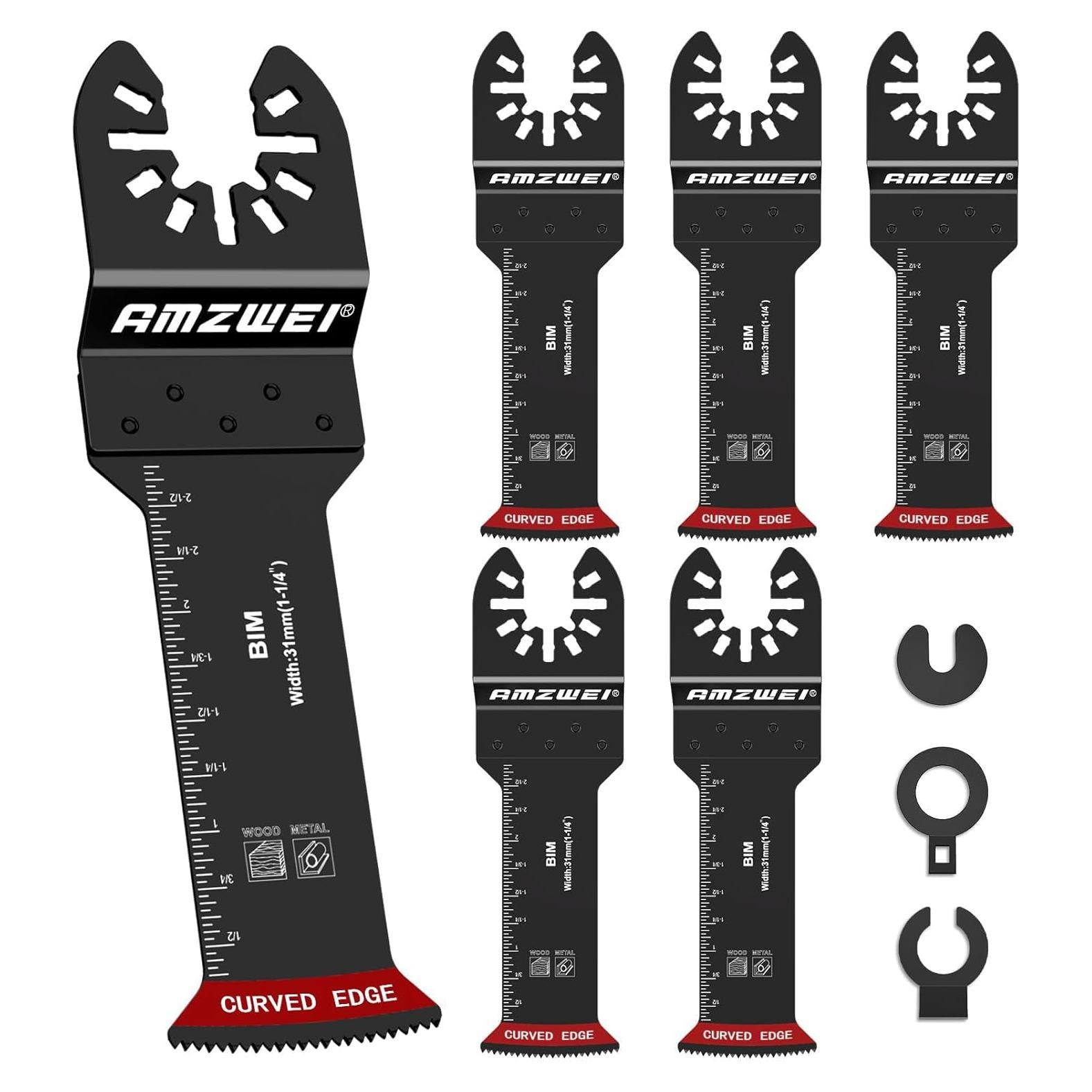 Cuchillas Oscilantes AMZWEI 70MM para Madera y Metal