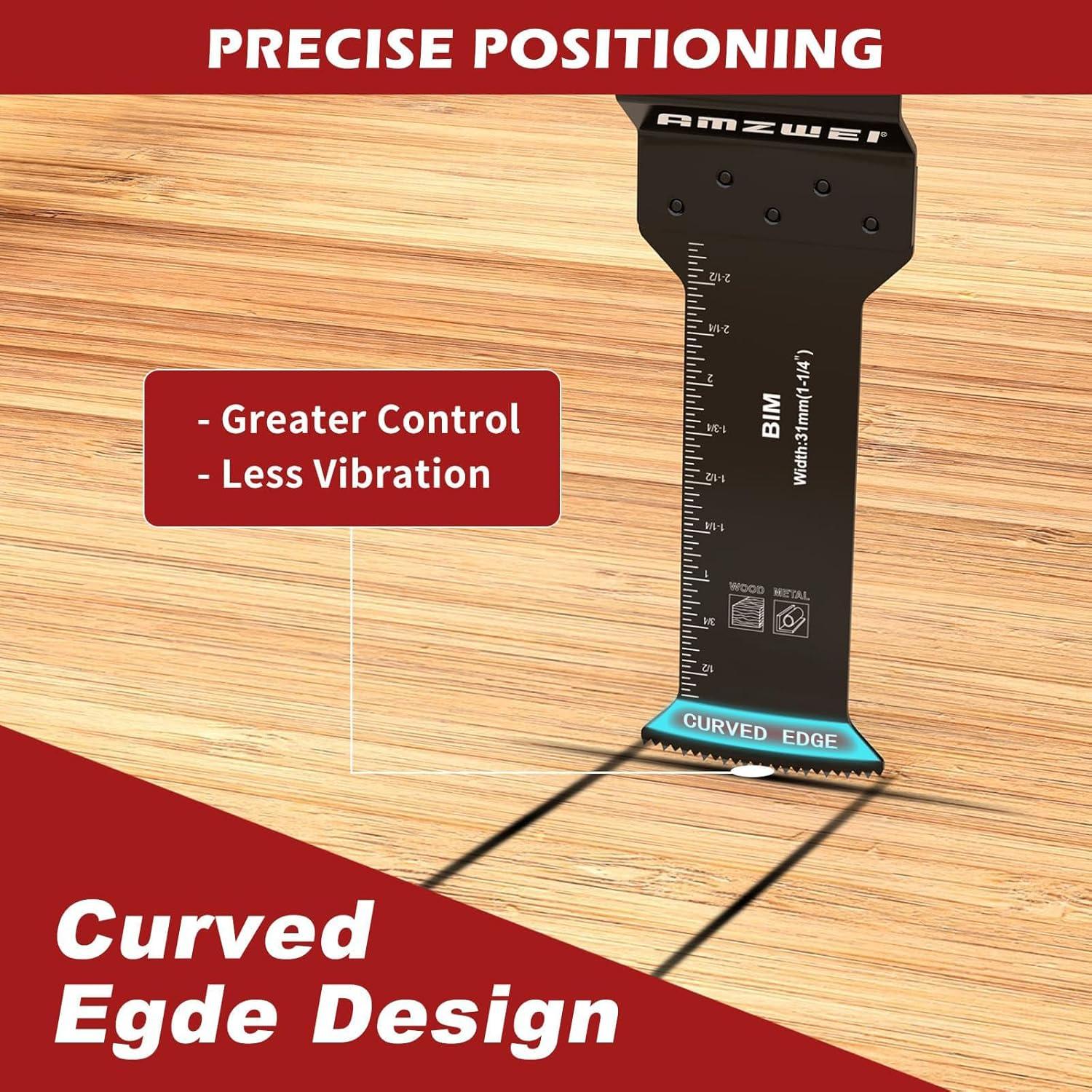 Cuchillas Oscilantes AMZWEI 70MM para Madera y Metal