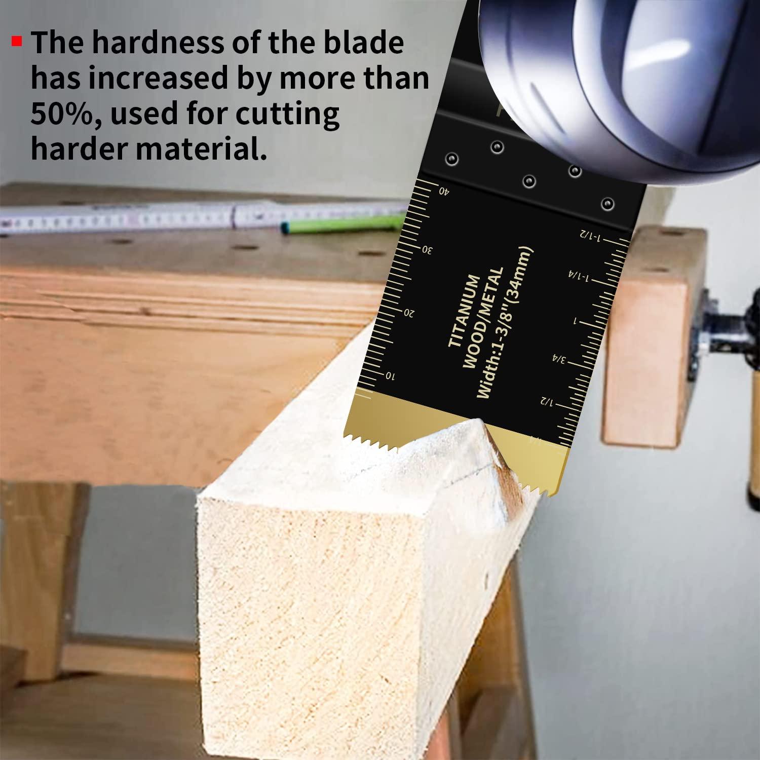 Juego de 13 Cuchillas Oscilantes Hanida para Madera y Metal