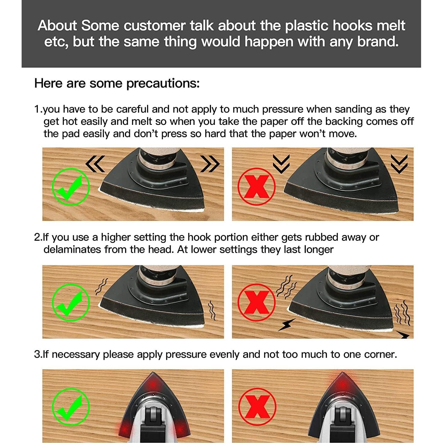 Kit de papel de lija Aozzy 130 piezas para herramientas oscilantes