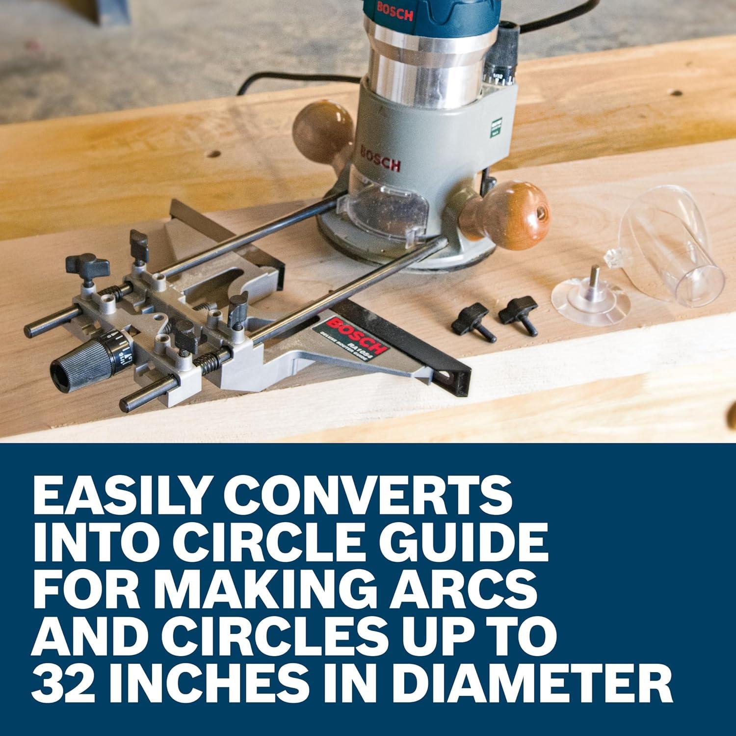 Guía de Biseladora Bosch RA1054 con Capucha y Adaptador