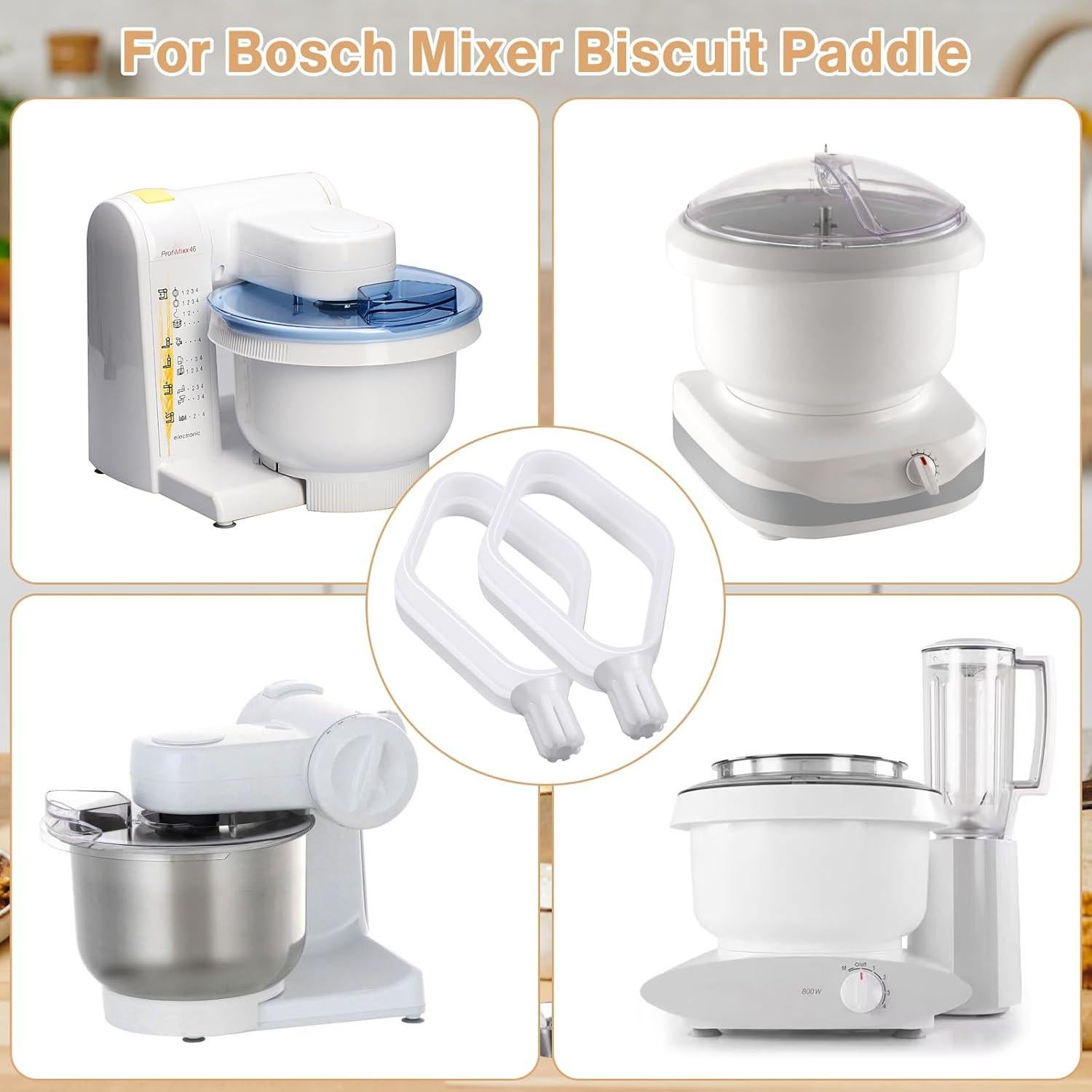 Palas para Galletas YOBFO para Mezcladores BOSCH Universal