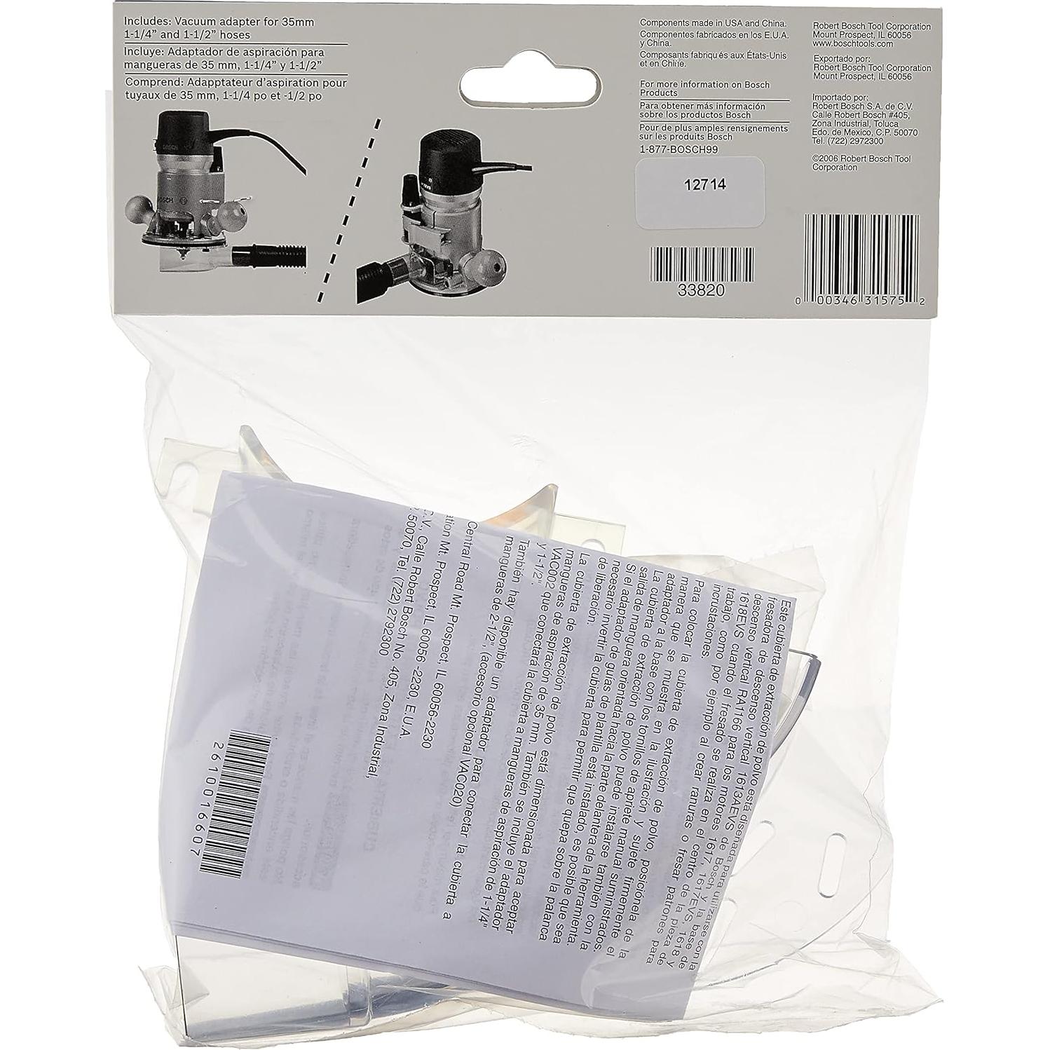 Kit de extracción de polvo BOSCH RA1172AT para enrutadores