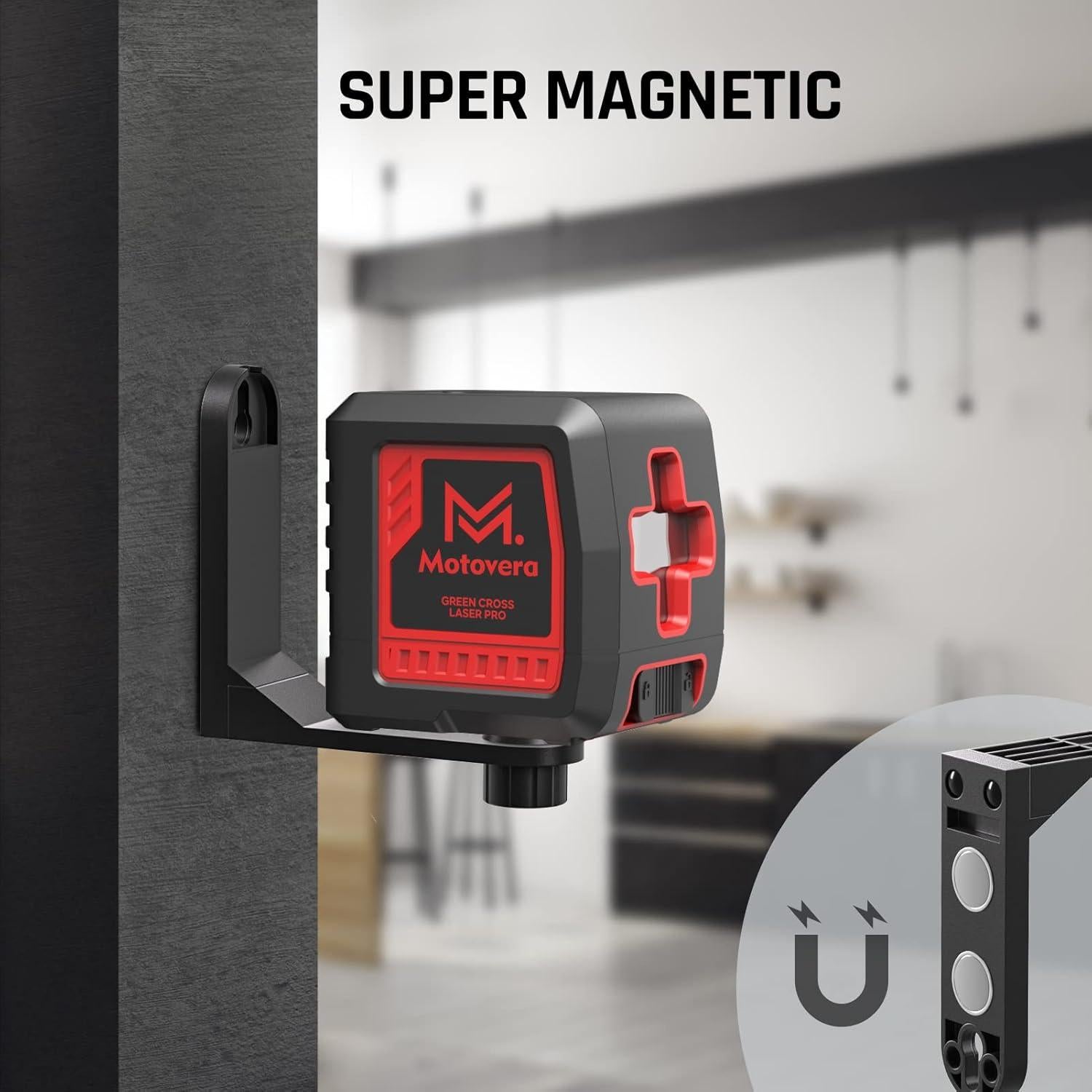 Nivel Láser Motovera LL-T2 Autonivelante Verde 30m