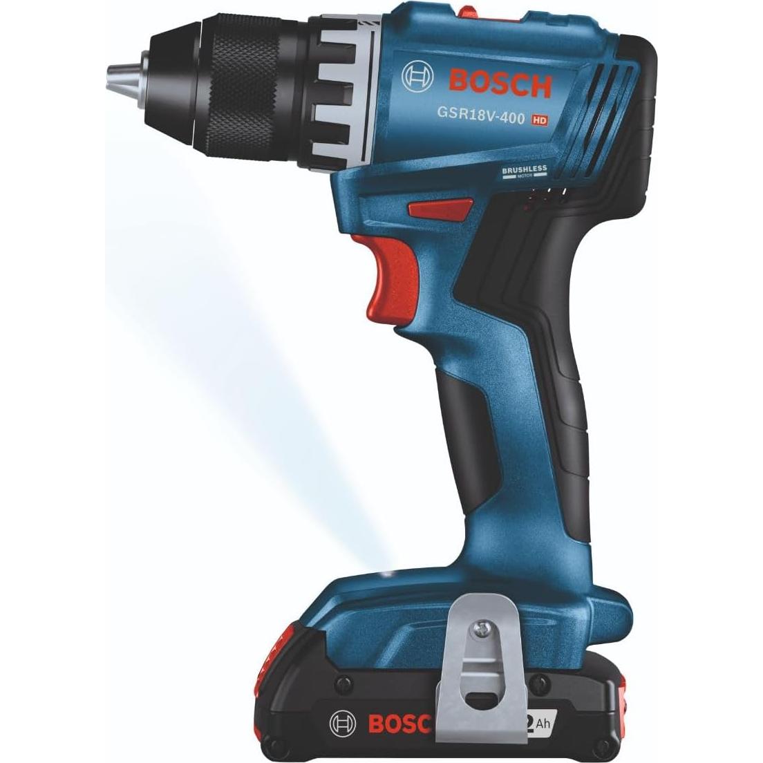 Taladro Atornillador BOSCH GSR18V-400B22 18V 2 Baterías 2Ah