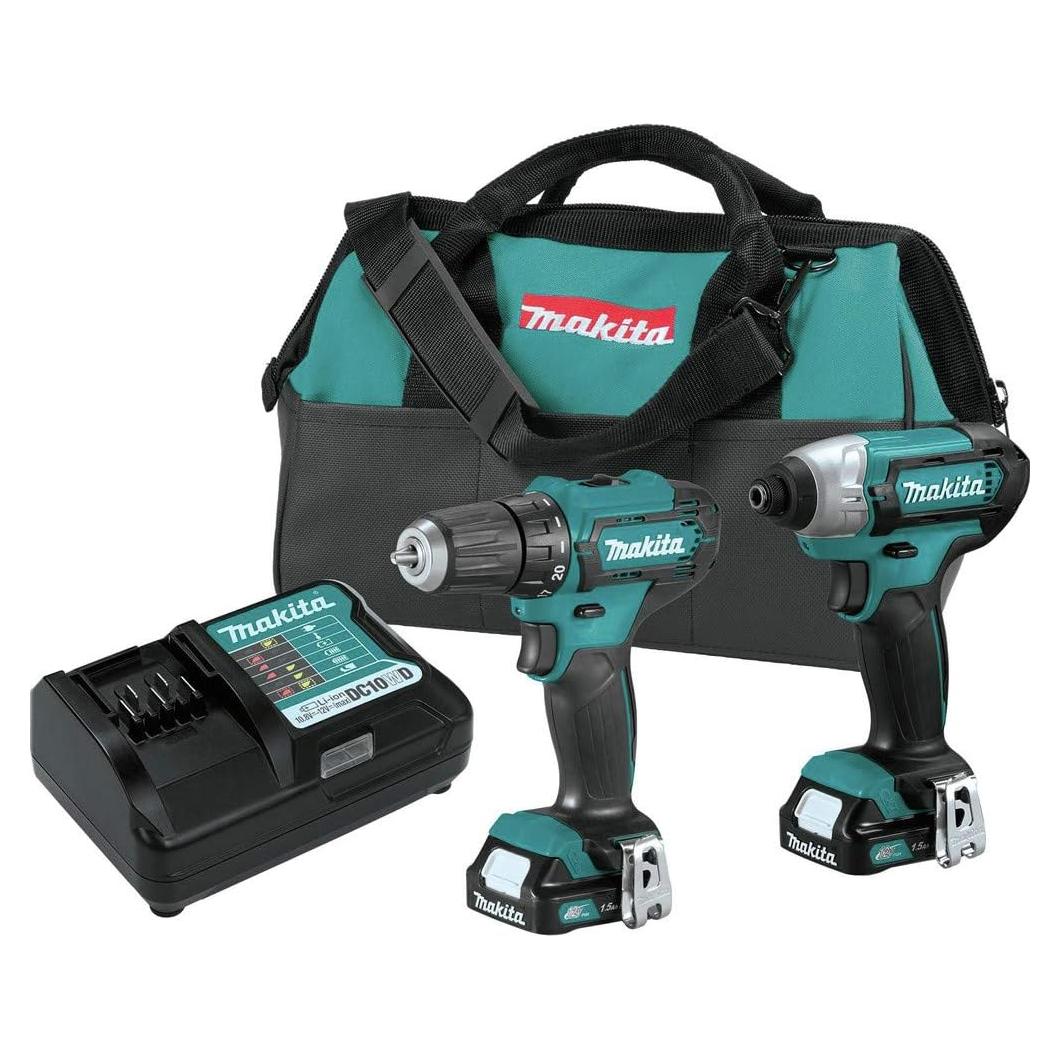 Kit Combinación Makita CXT 12V Taladro y Destornillador