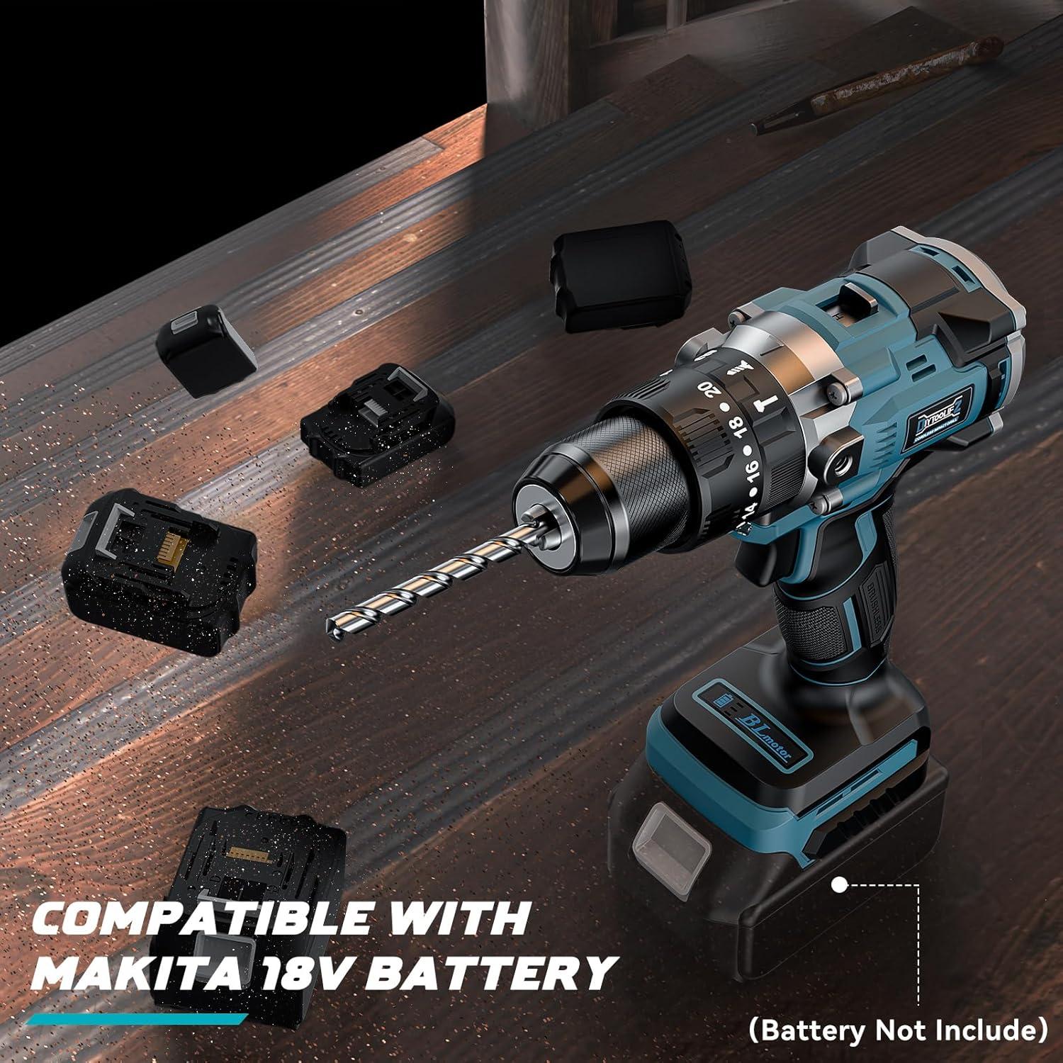Taladro Inalámbrico DIYtoolifz 18V para Makita 3 Modos