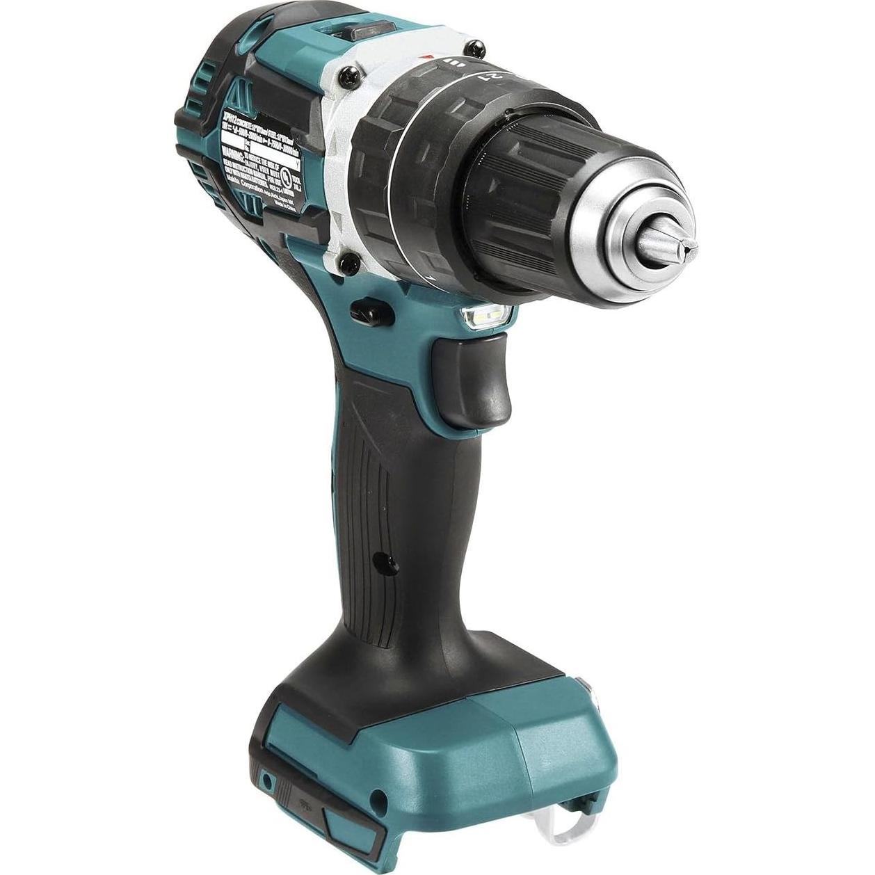 Taladro Martillo Inalámbrico Makita XPH12Z 18V 2 Velocidades