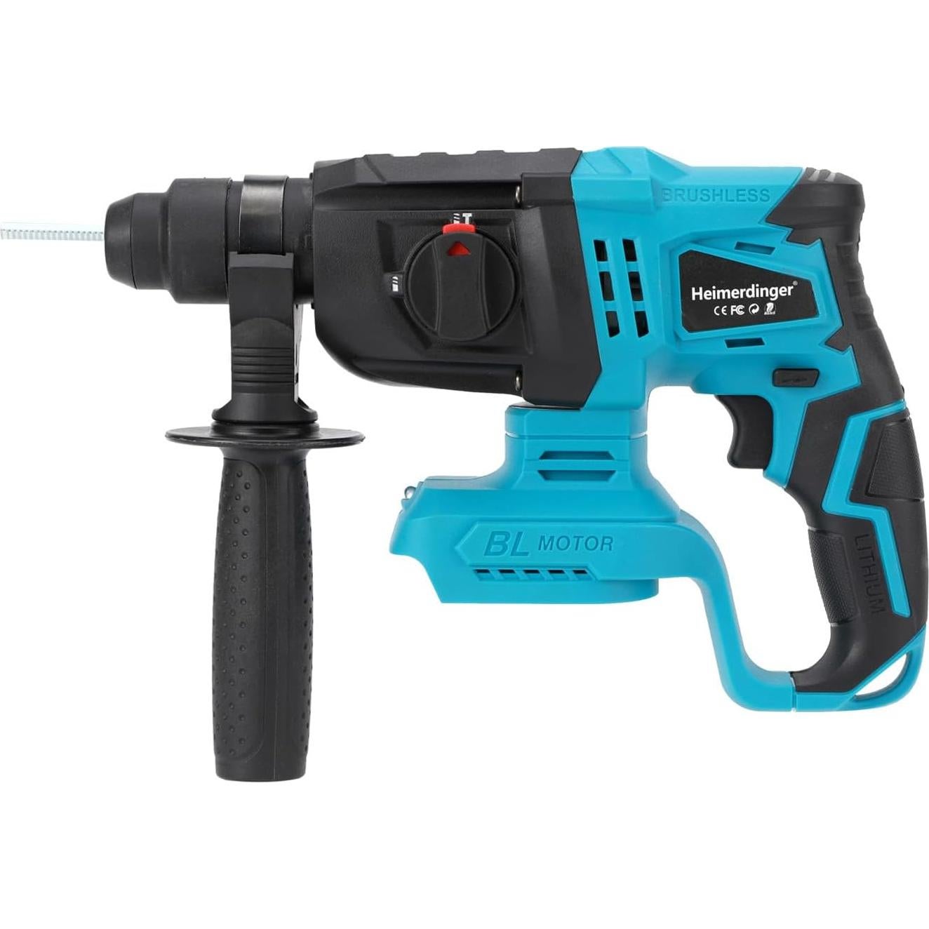 Martillo Perforador Inalámbrico Heimerdinger 18V 2 Julios