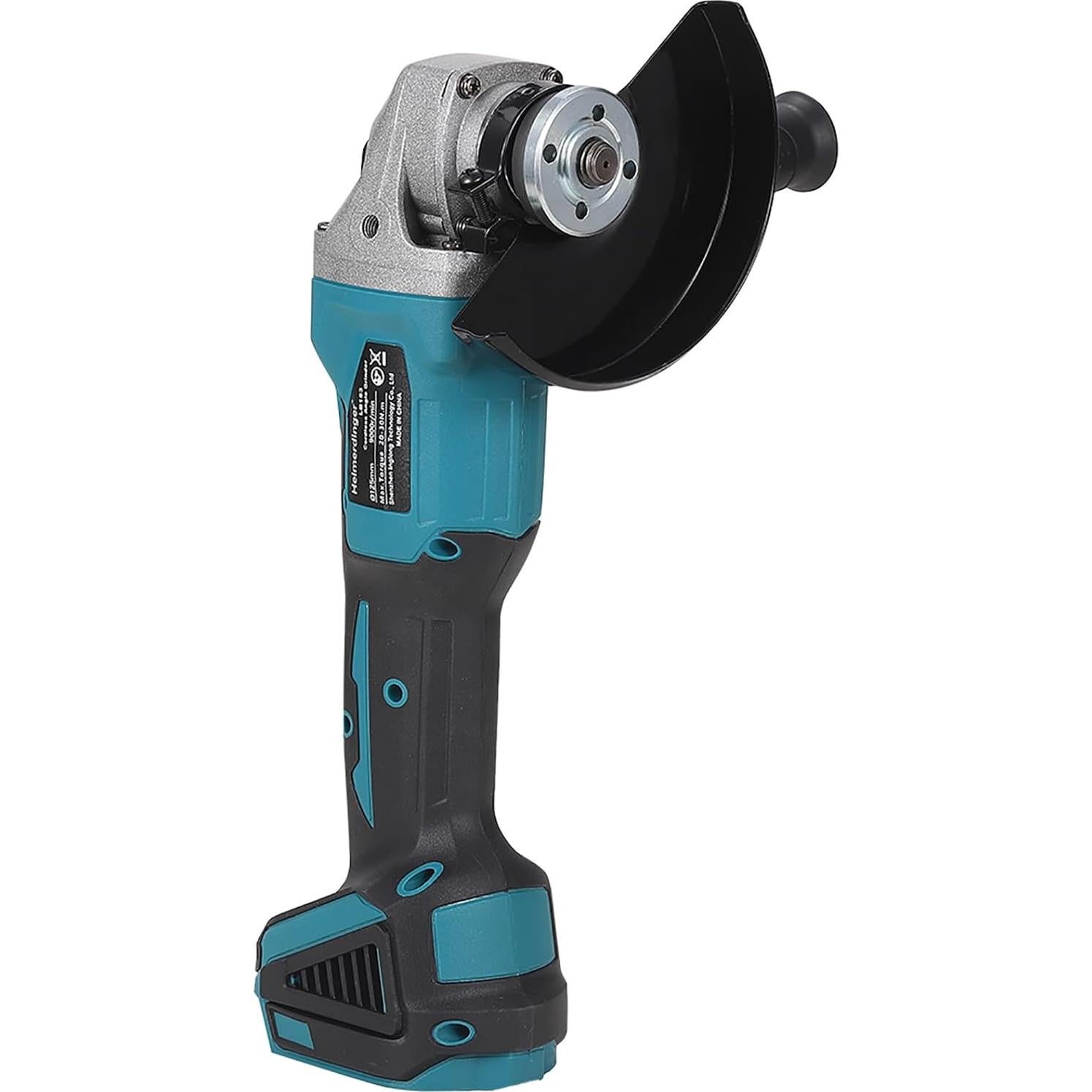 Amoladora Angular Inalámbrica Heimerdinger 18V 4.5" Alta Potencia