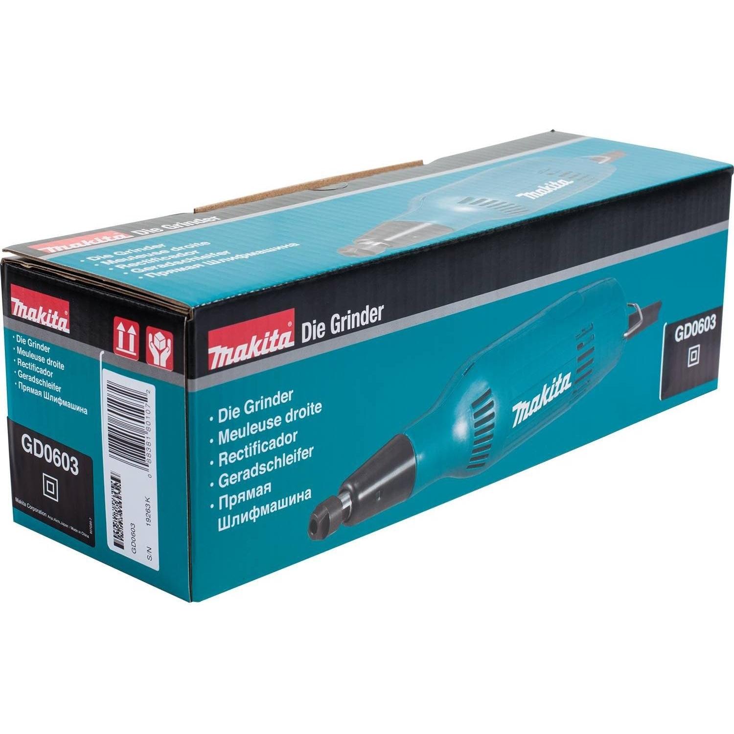 Amoladora de Eje Compacta Makita GD0603 240W 25000 RPM