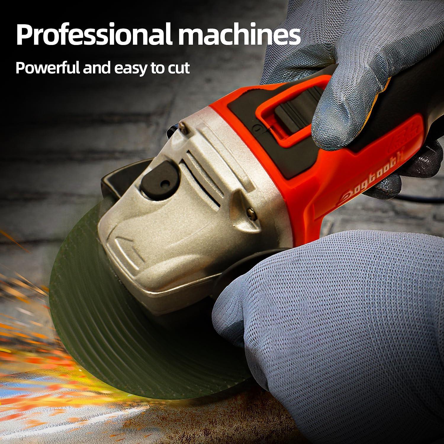 Amoladora Angular Inalámbrica Dogtooth 21V 4.5" con 2 Baterías