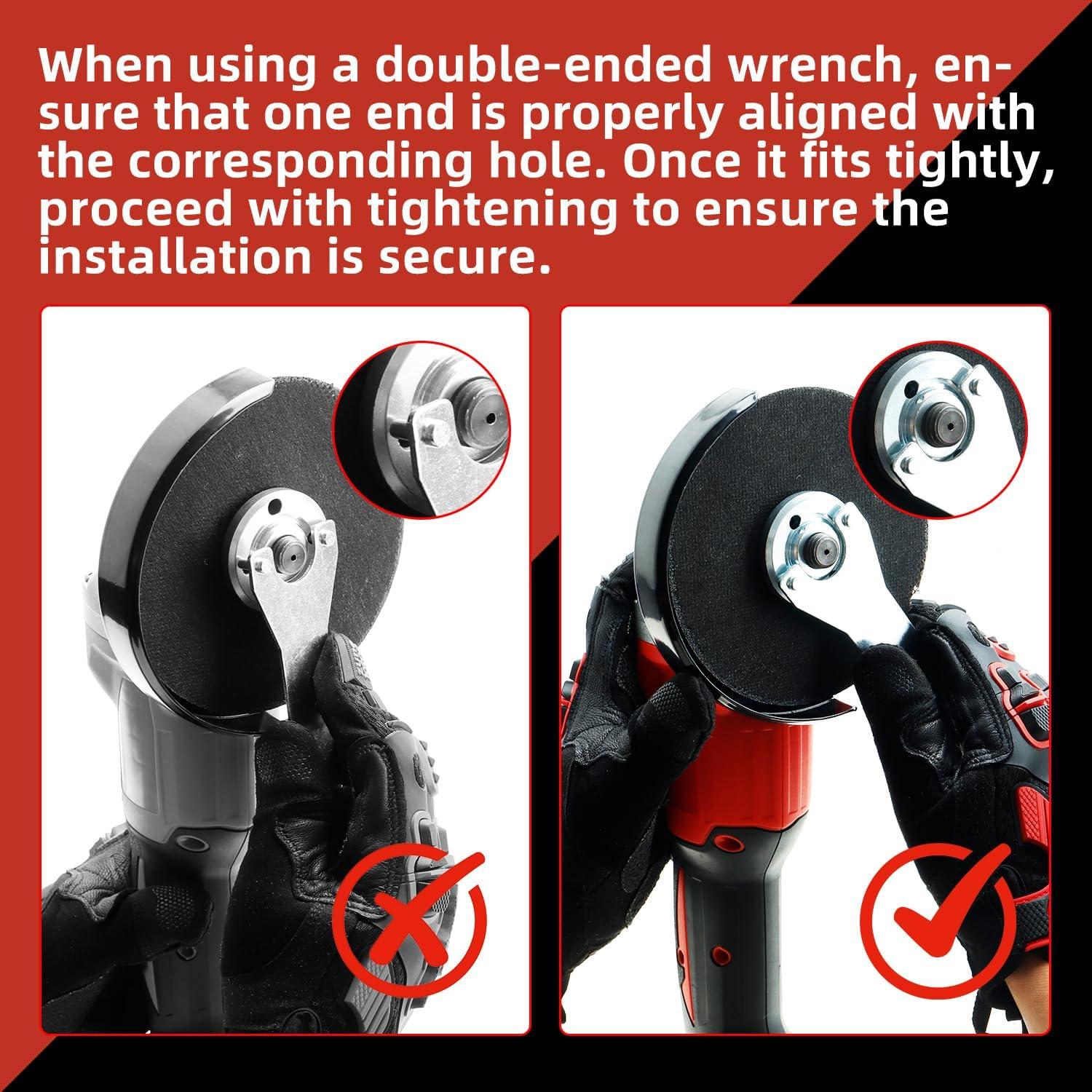 Amoladora Angular Inalámbrica DogChrymion 20V 8500 RPM 11,43 cm