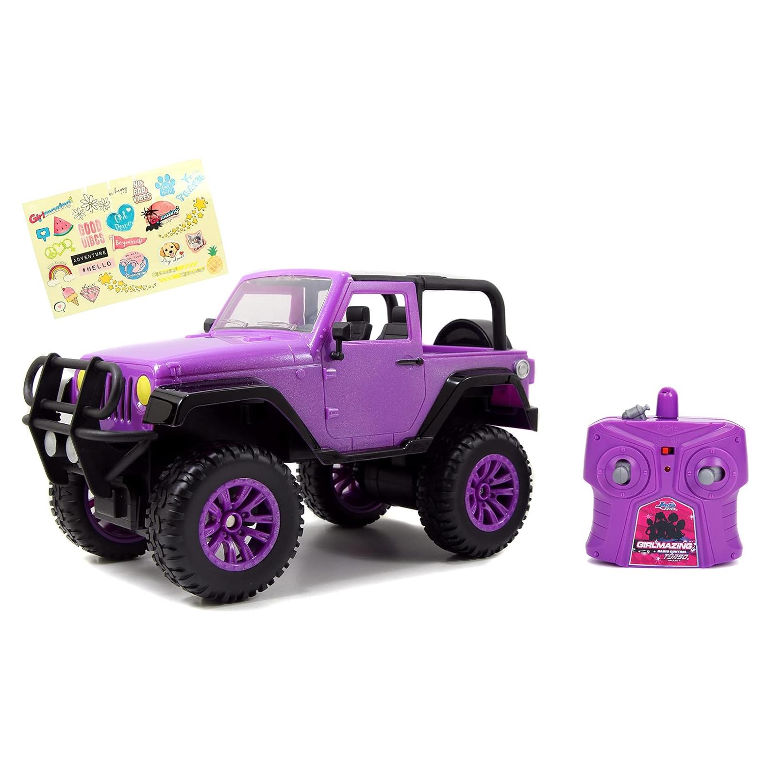 Jeep R/C Jada Toys Girlmazing 1:16 Personalizable Púrpura