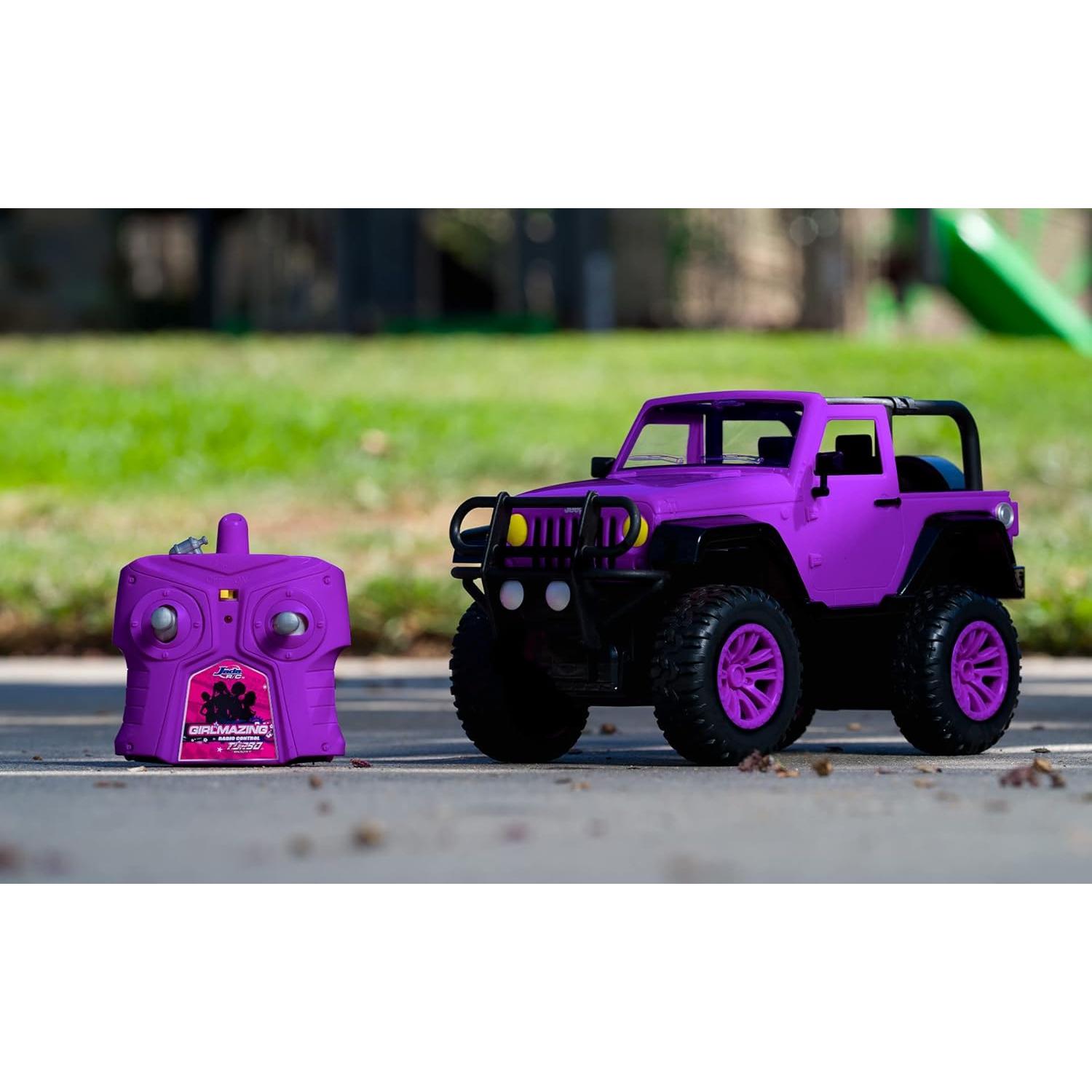 Jeep R/C Jada Toys Girlmazing 1:16 Personalizable Púrpura