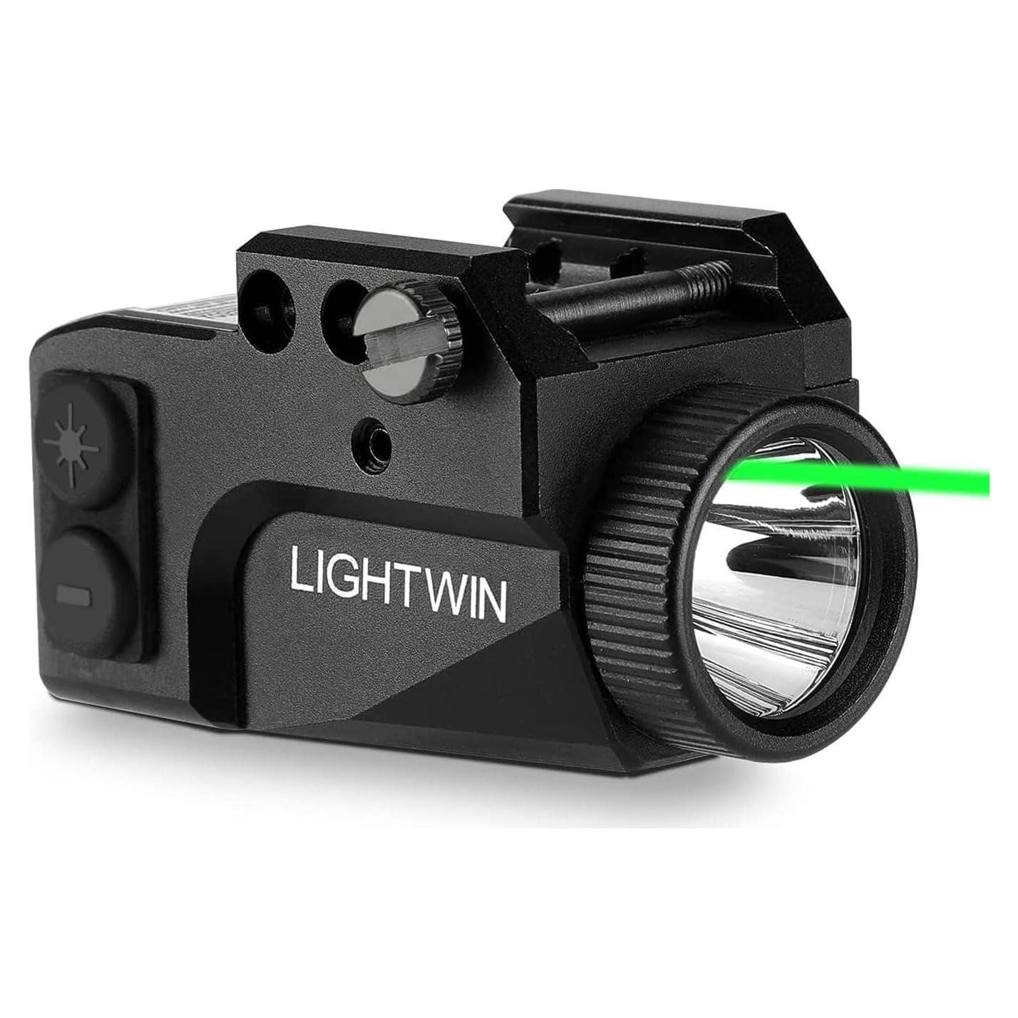 Linterna Táctica LIGHTWIN GL60 600 Lúmenes Laser Verde