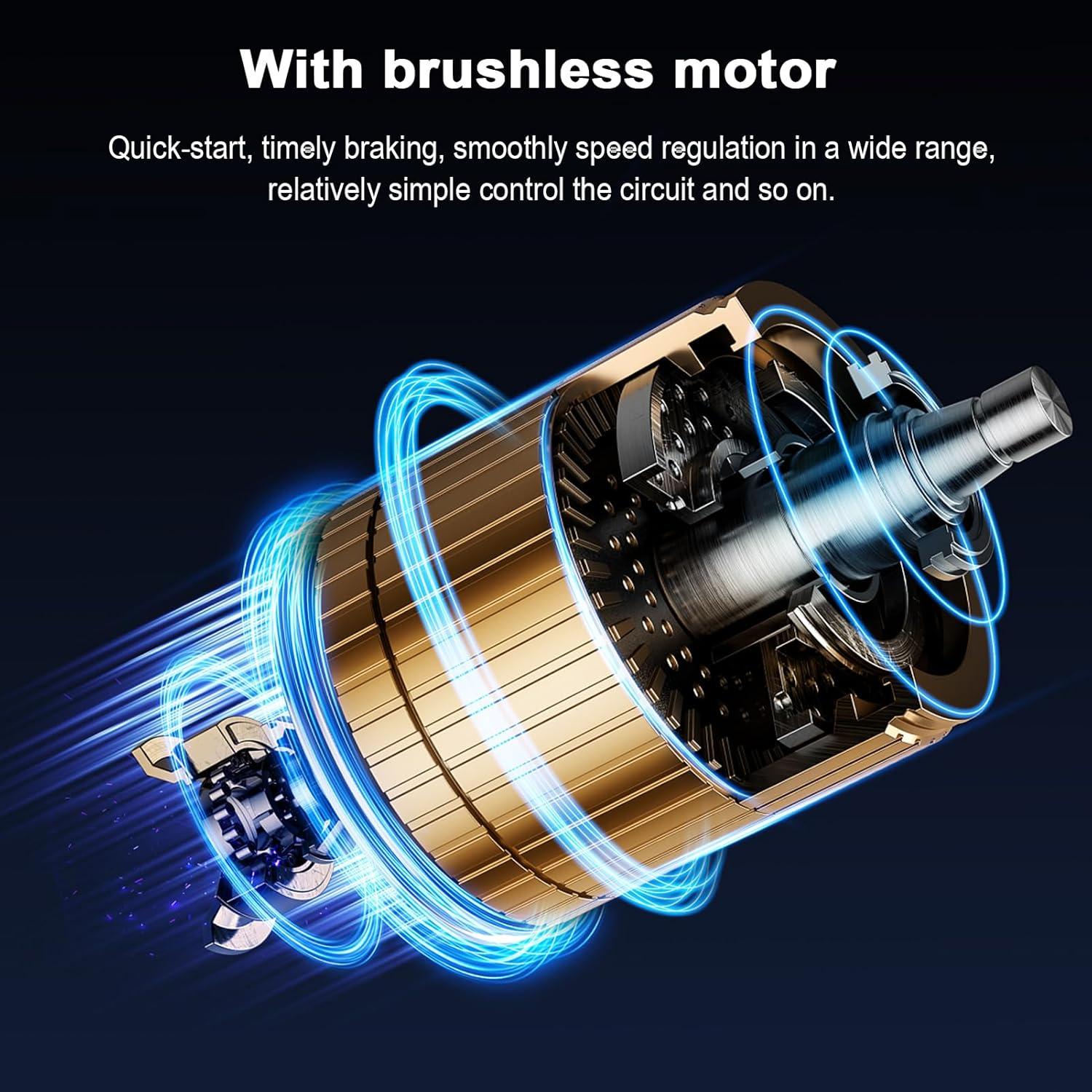 Lijadora Orbital Weytoll 5'' Sin Cable 24000RPM 6 Velocidades