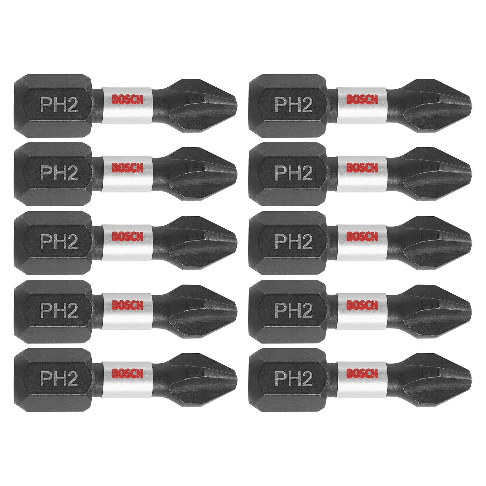 Bits de Inserción Bosch ITPH2115 15 Piezas Phillips #2