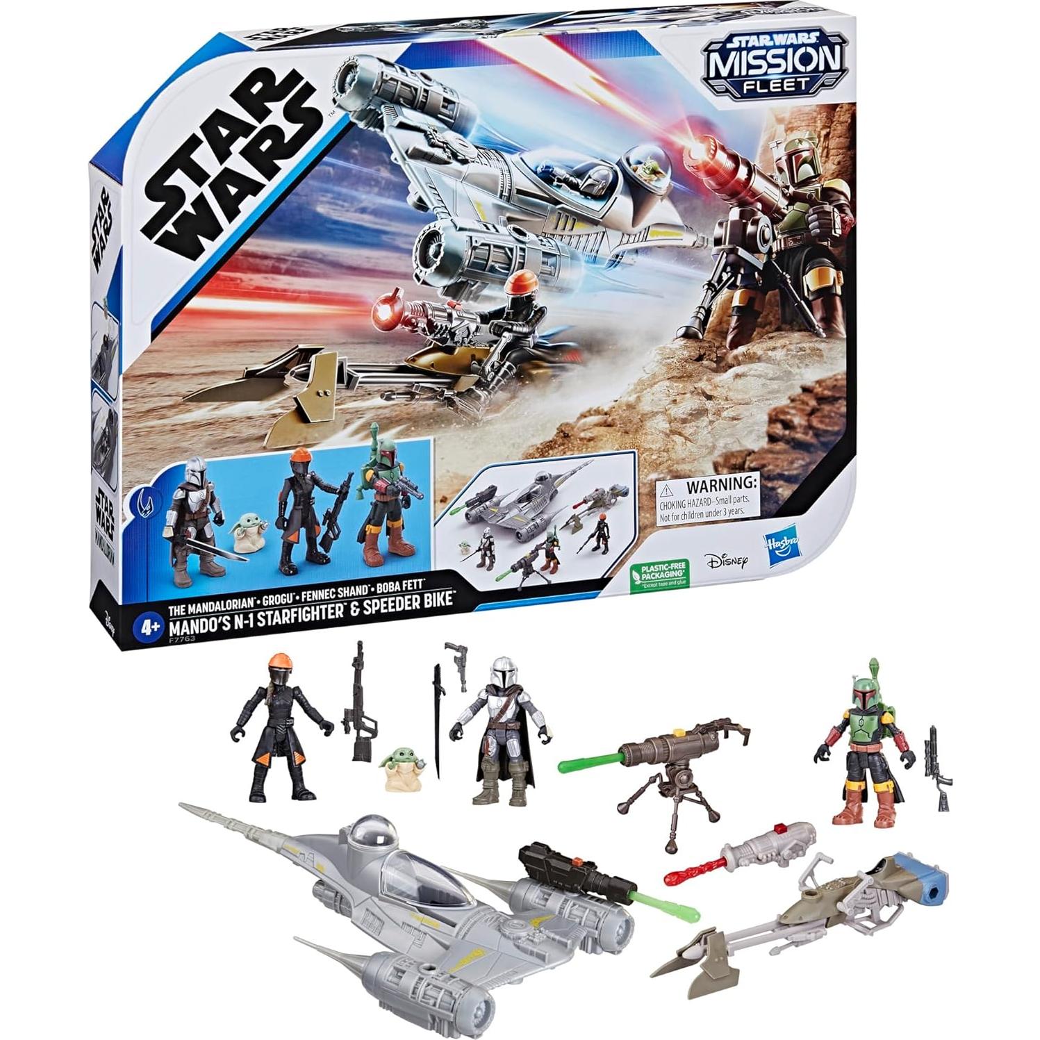 Star Wars Set Misión Flota Hasbro con 4 Figuras 6.5 cm