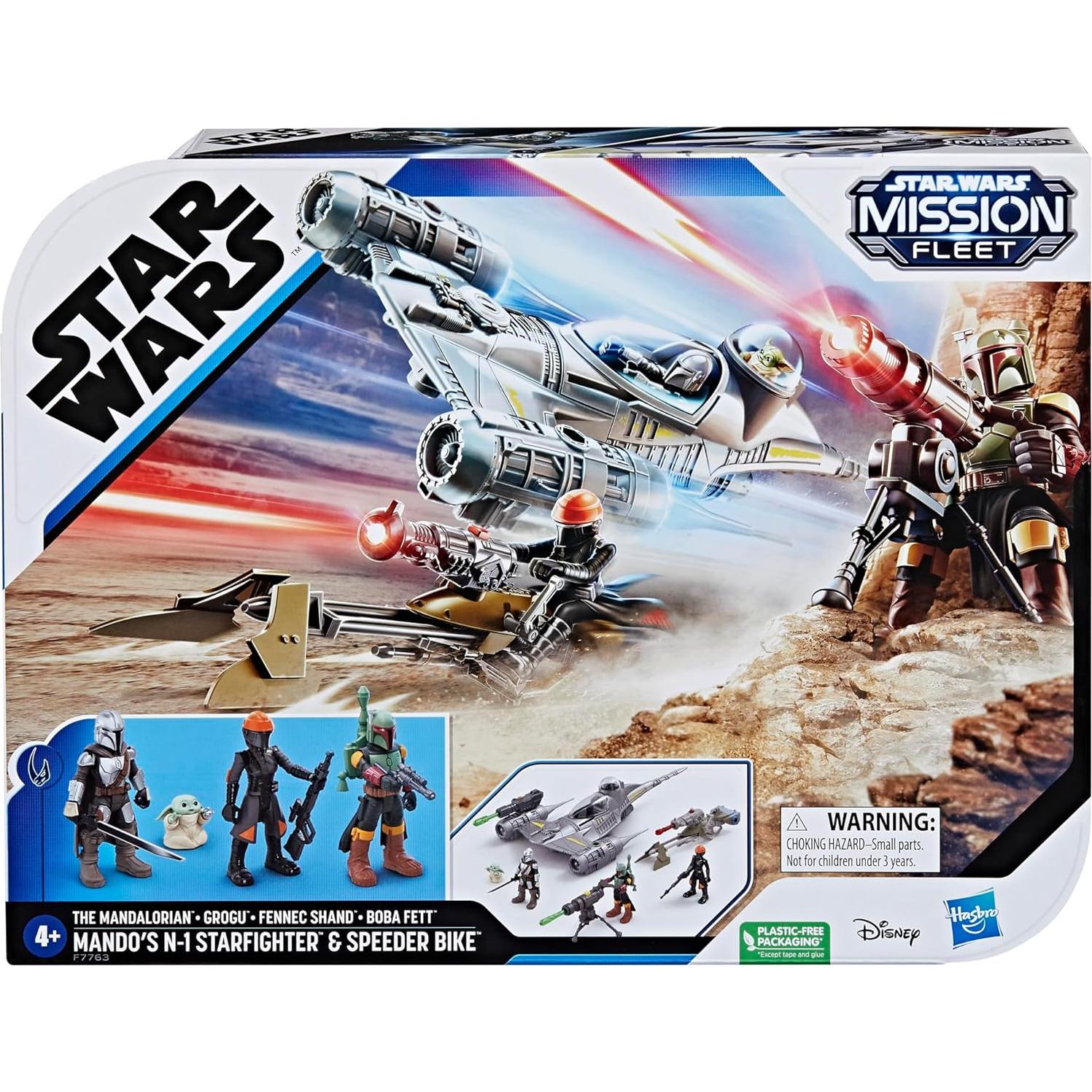 Star Wars Set Misión Flota Hasbro con 4 Figuras 6.5 cm