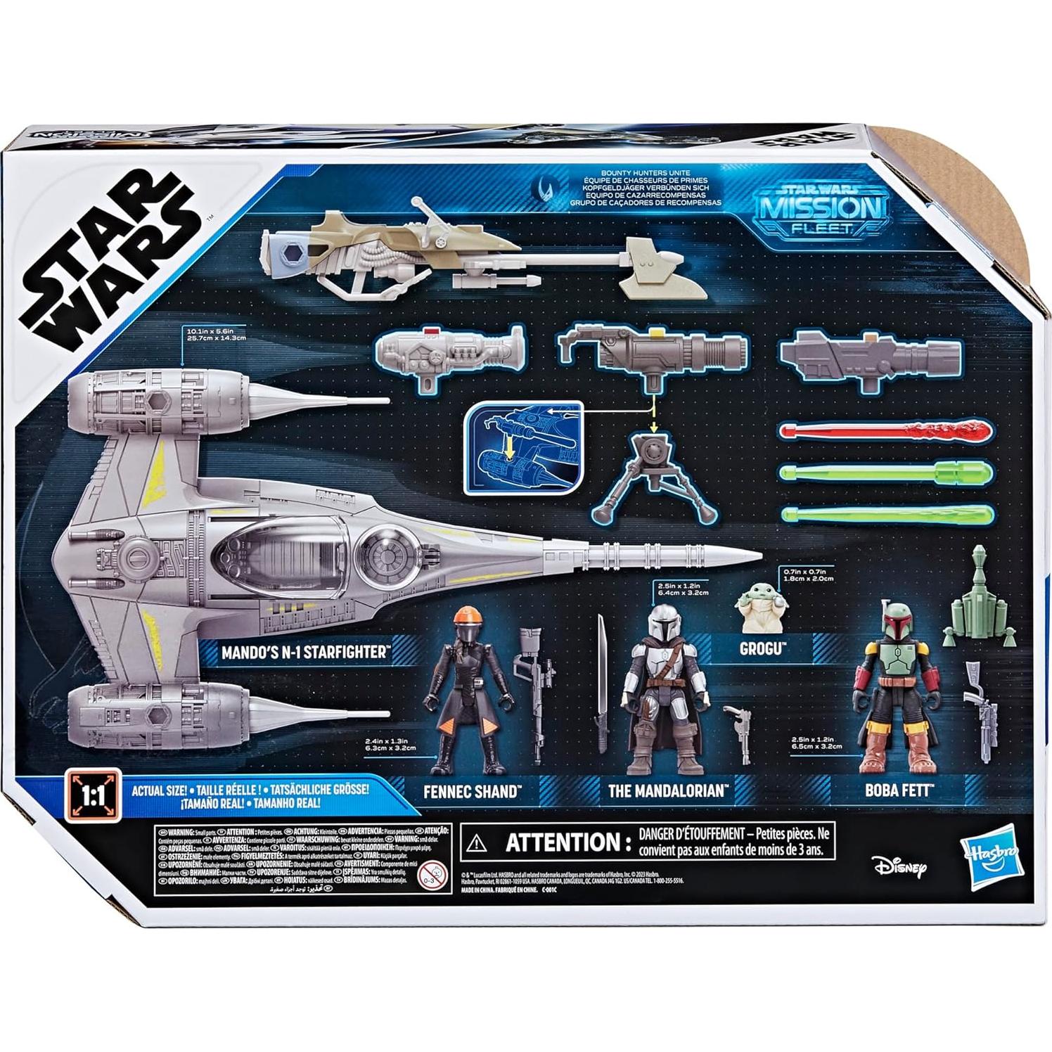 Star Wars Set Misión Flota Hasbro con 4 Figuras 6.5 cm