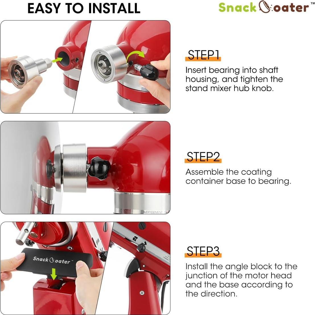 Aieve Recubridor de Snacks para KitchenAid 1.3 kg