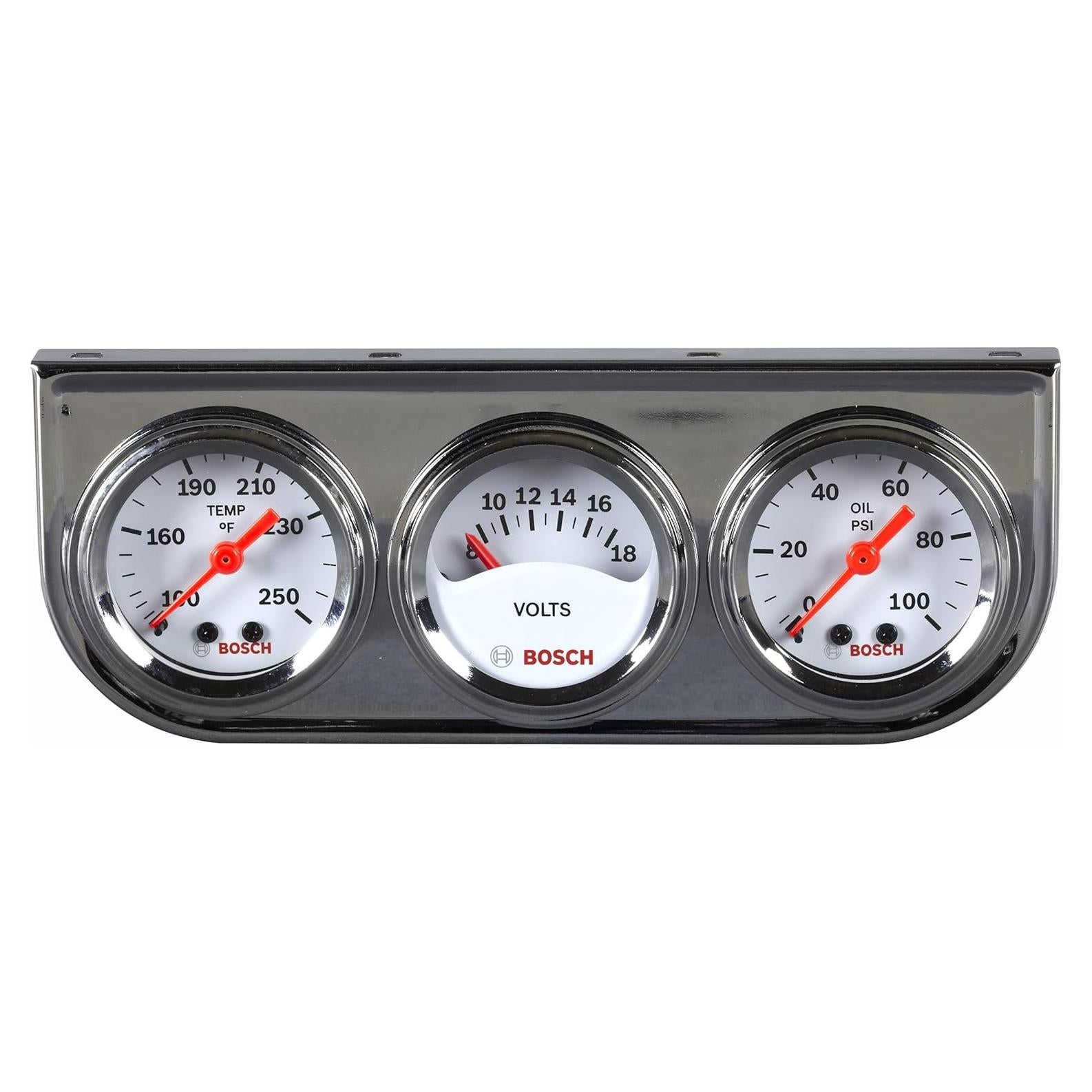 Kit de Manómetros Bosch SP0F000039 Triple Mini 3,81 cm