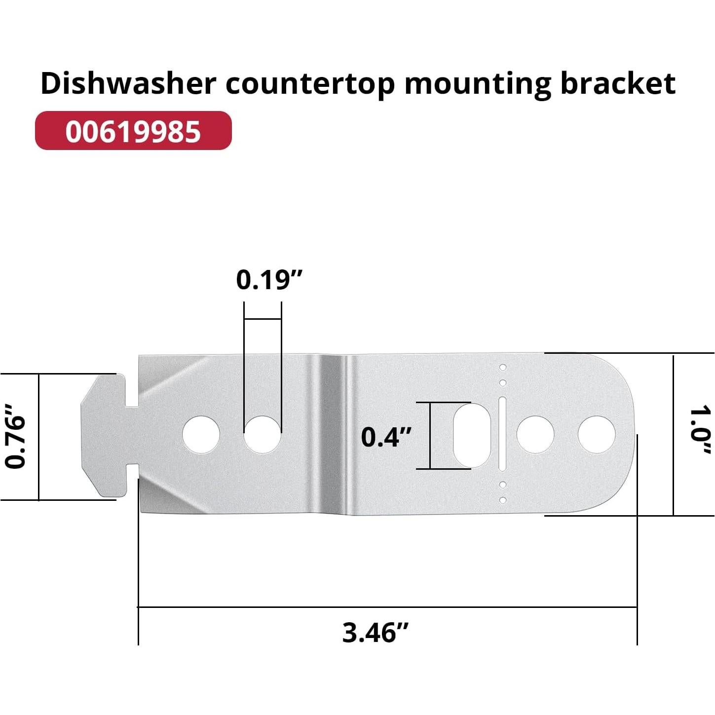 Soporte de Montaje para Lavavajillas Earthtec 00619985