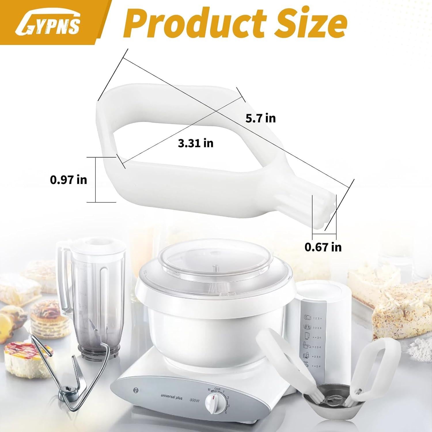 Paddles de Galleta GYPNS para Mezclador Bosch Universal
