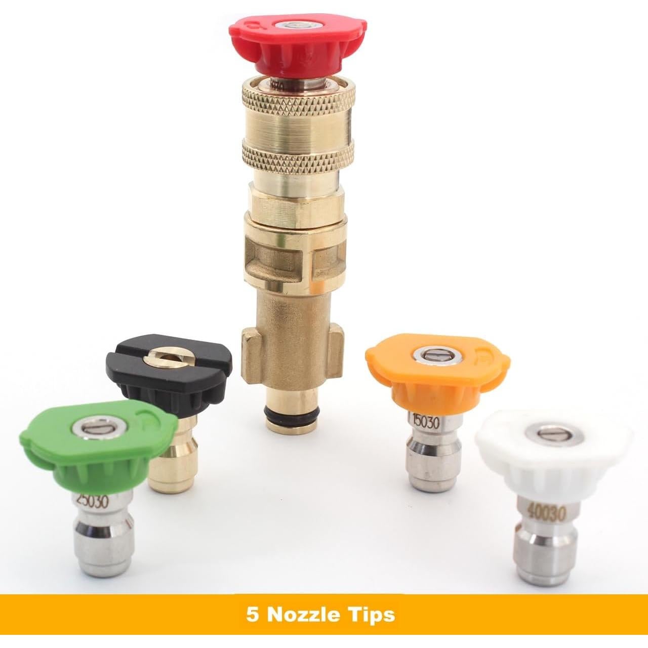 Adaptador de Lavado a Presión Kallwong con 5 Boquillas