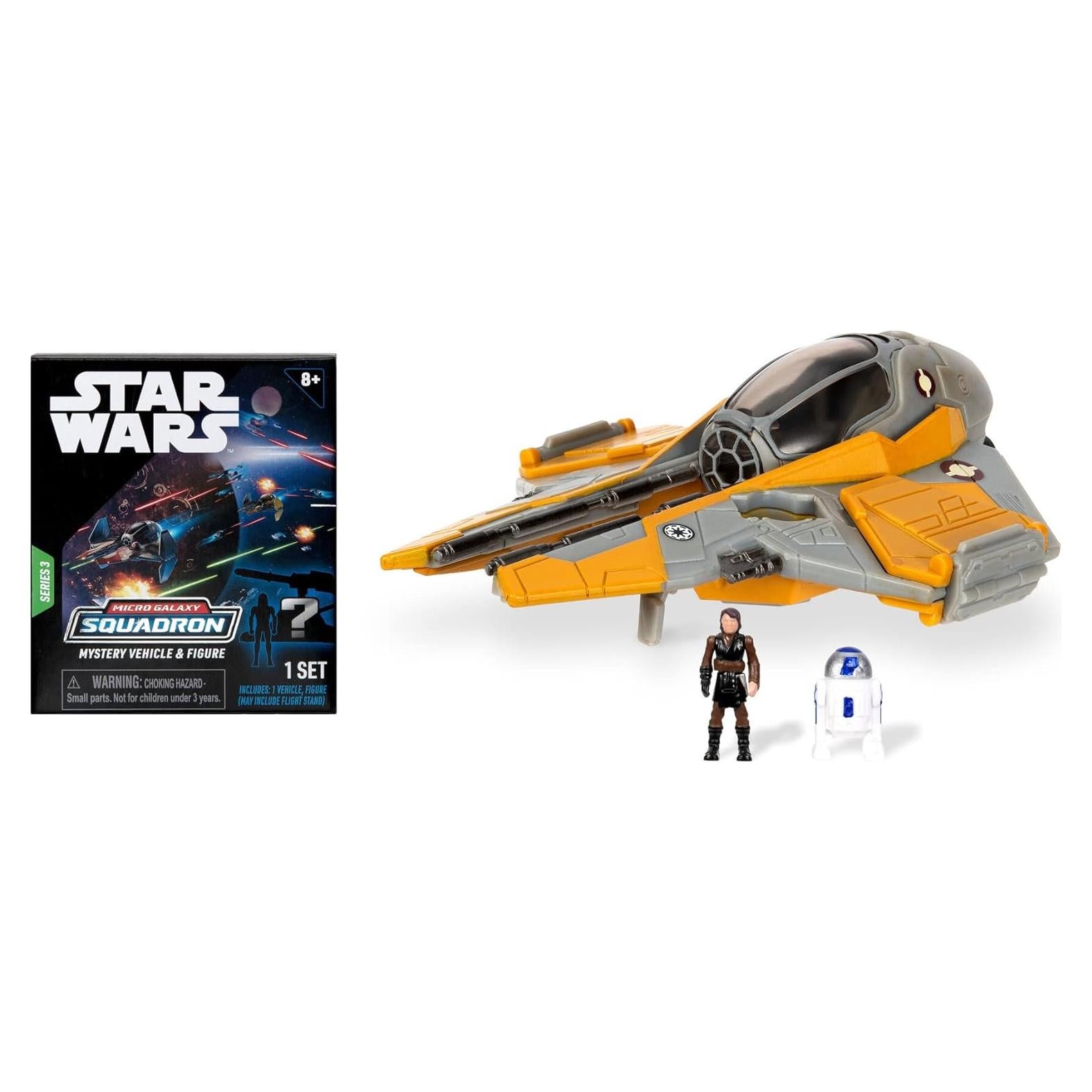 Bundle Interceptor Jedi Anakin Skywalker + Vehículos 10 cm