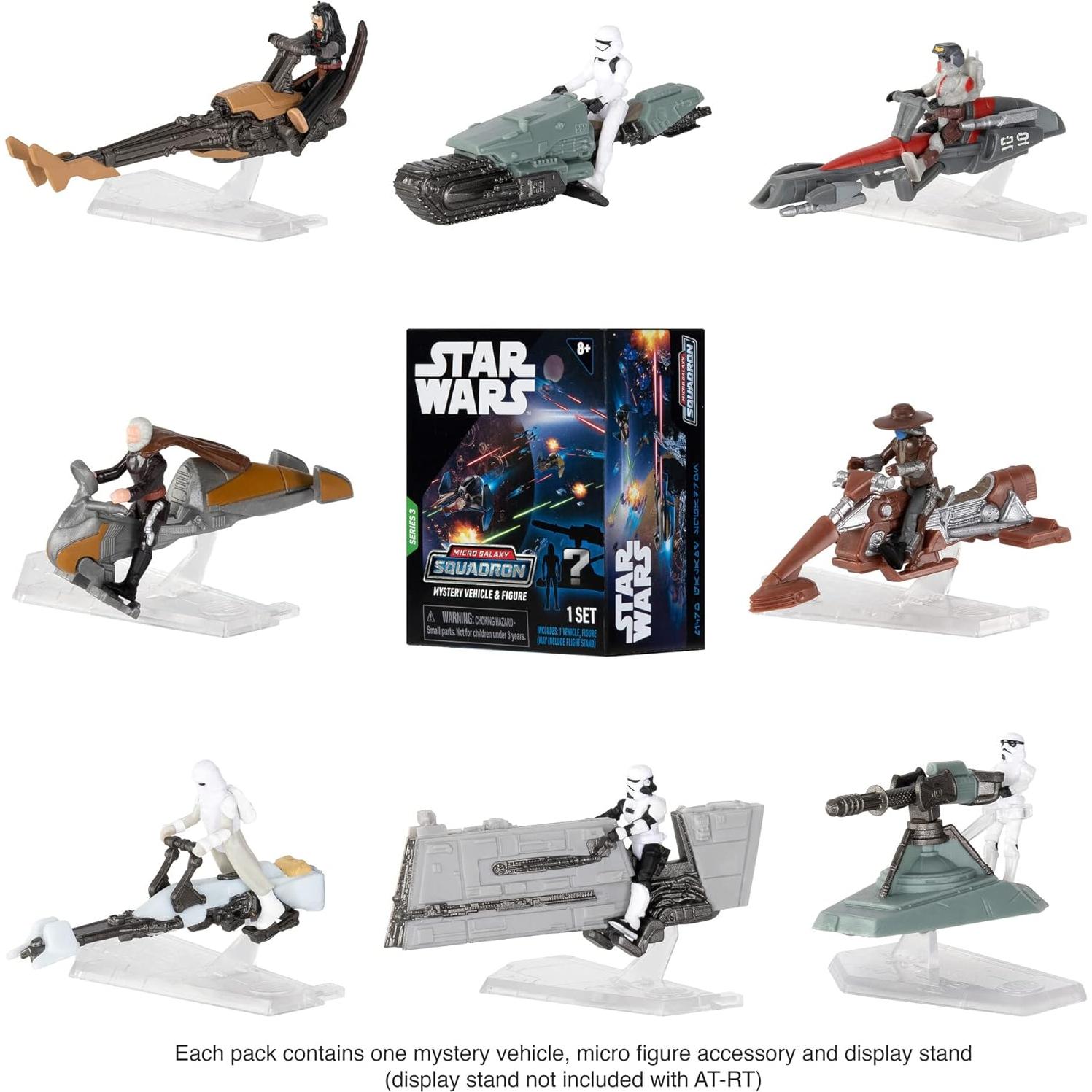 Bundle Interceptor Jedi Anakin Skywalker + Vehículos 10 cm