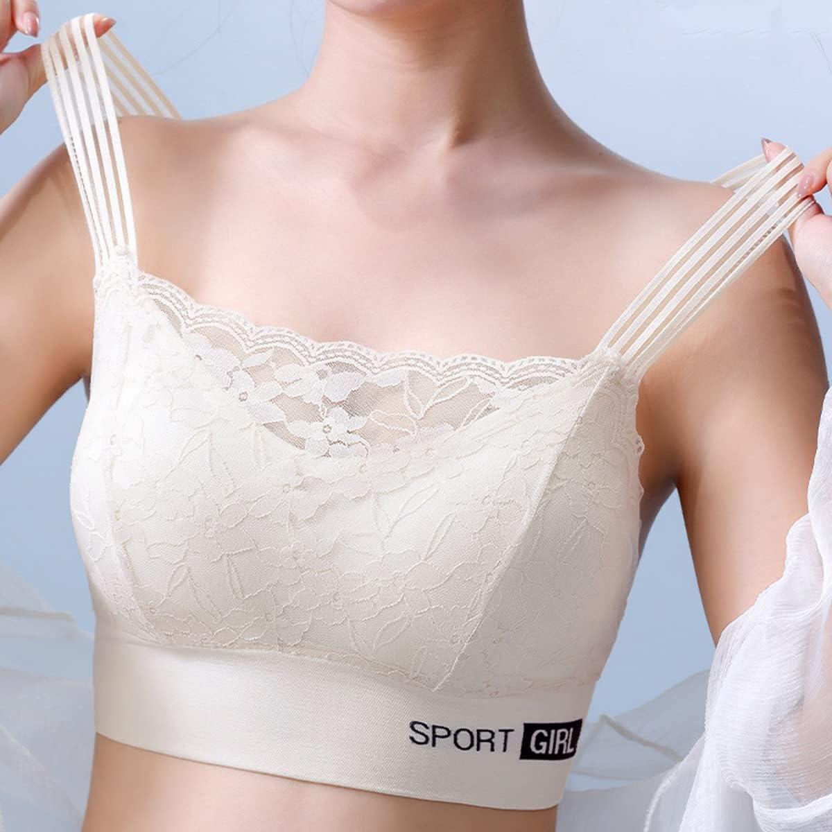 Bralettes de Encaje para Mujeres 2 Pcs Sujetador Deportivo