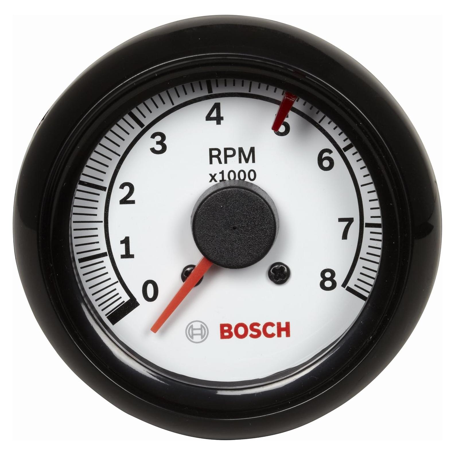Tacómetro Bosch Sport II 2-5/8" 0-8000 RPM Motor Aire