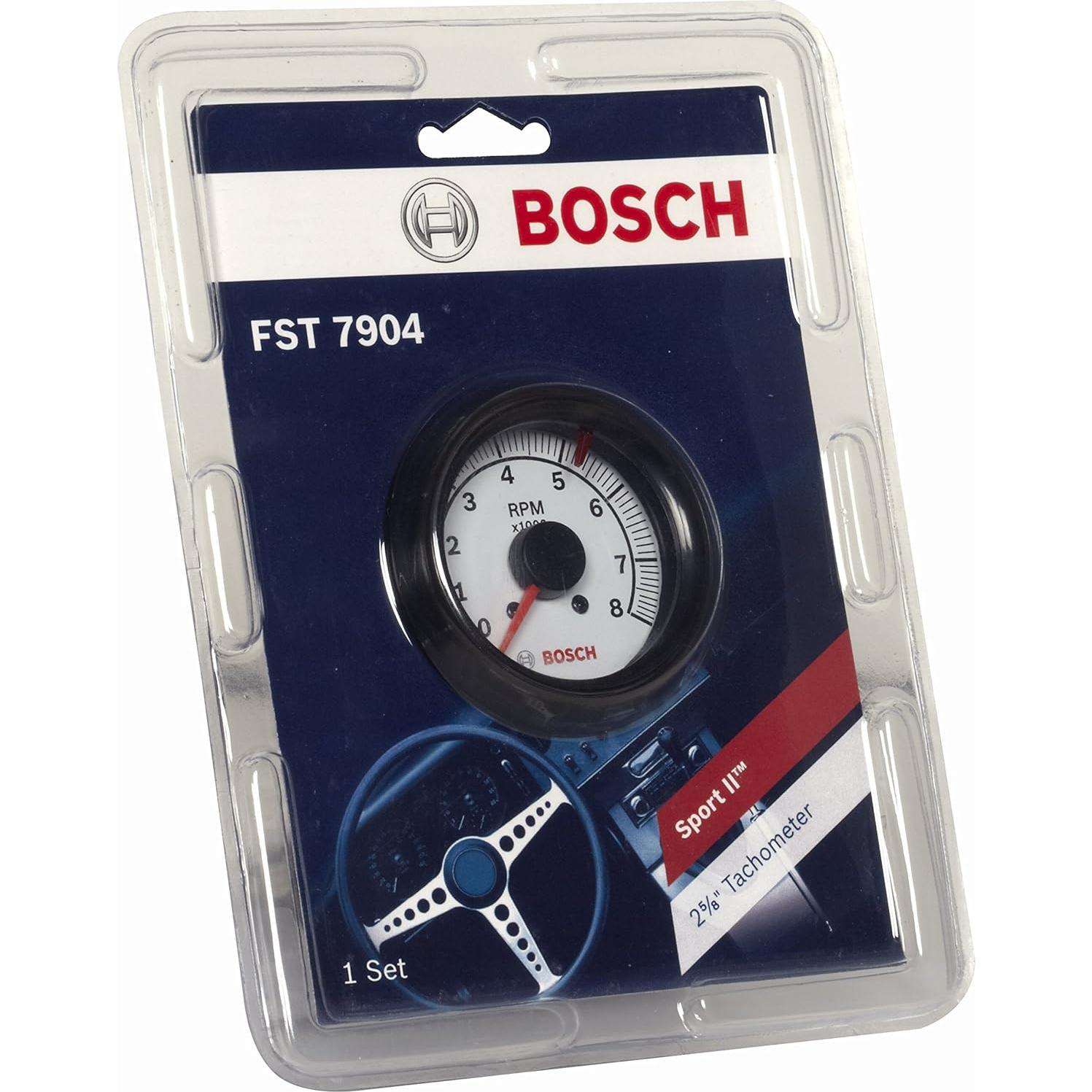 Tacómetro Bosch Sport II 2-5/8" 0-8000 RPM Motor Aire