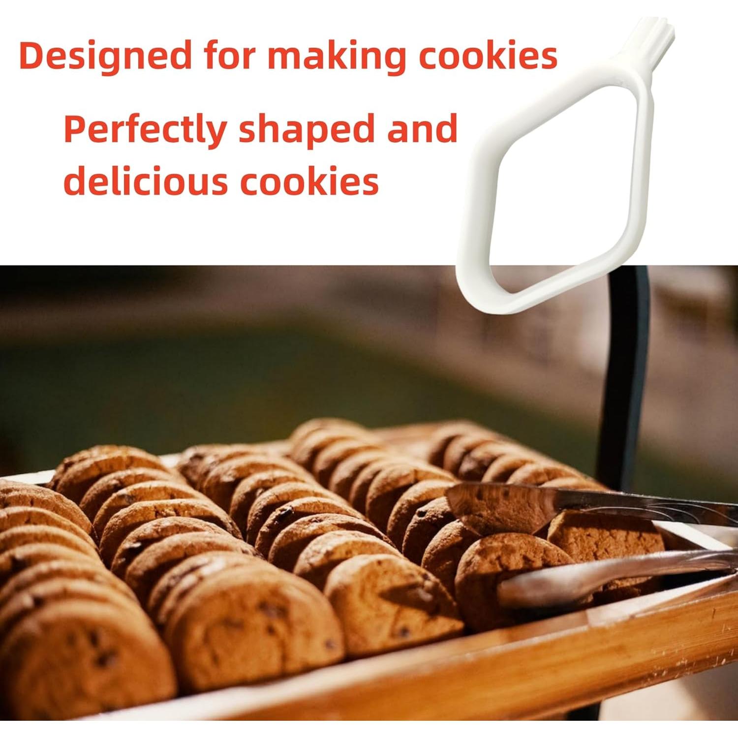 Cookie Paddles for Mixer Plus Universal Blender Biscuit Cake Dough Paddles Household Accessories Replacement Mixing Part - Pack of 2