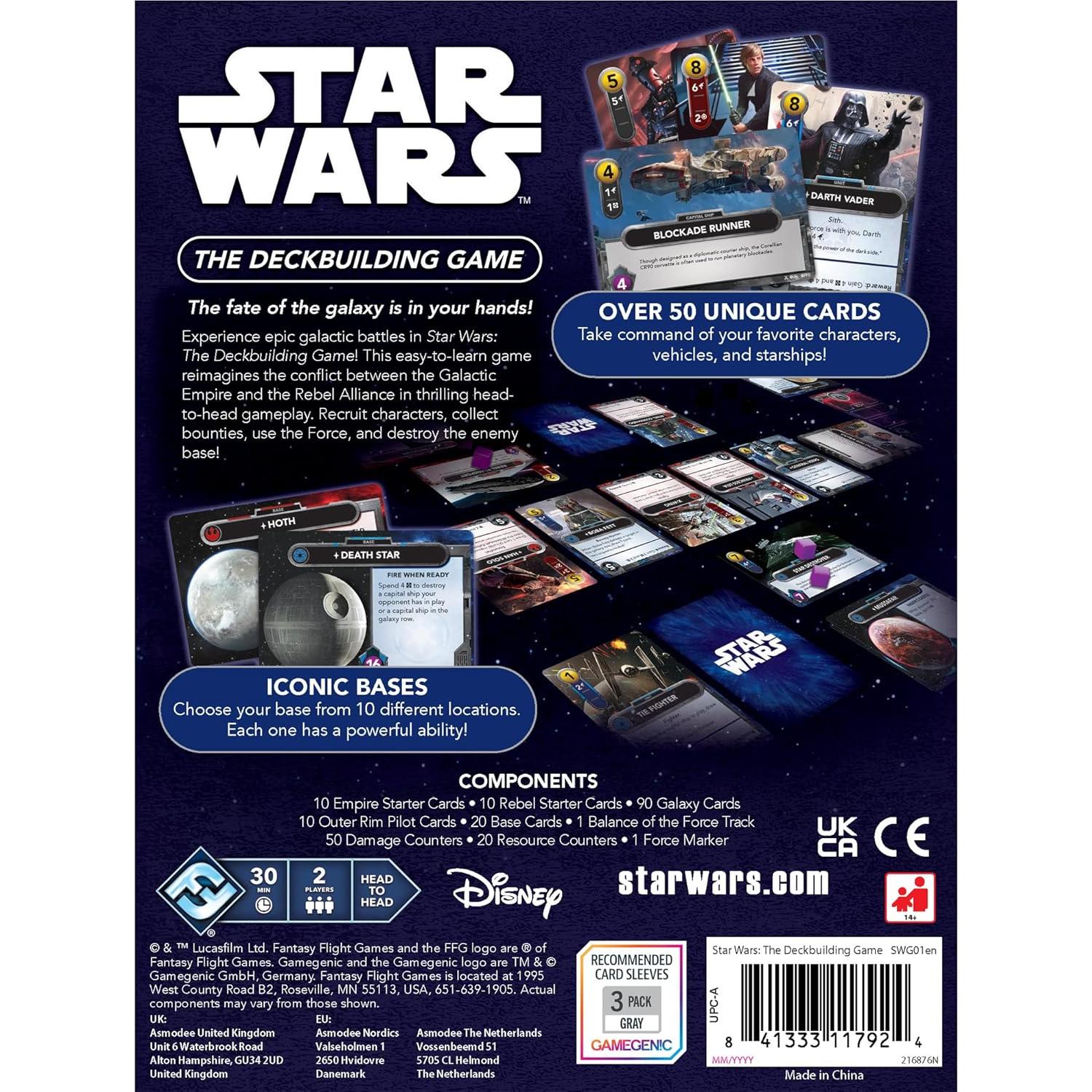 Juego de Cartas Star Wars FFG | Construcción de Mazos 2 Jugadores