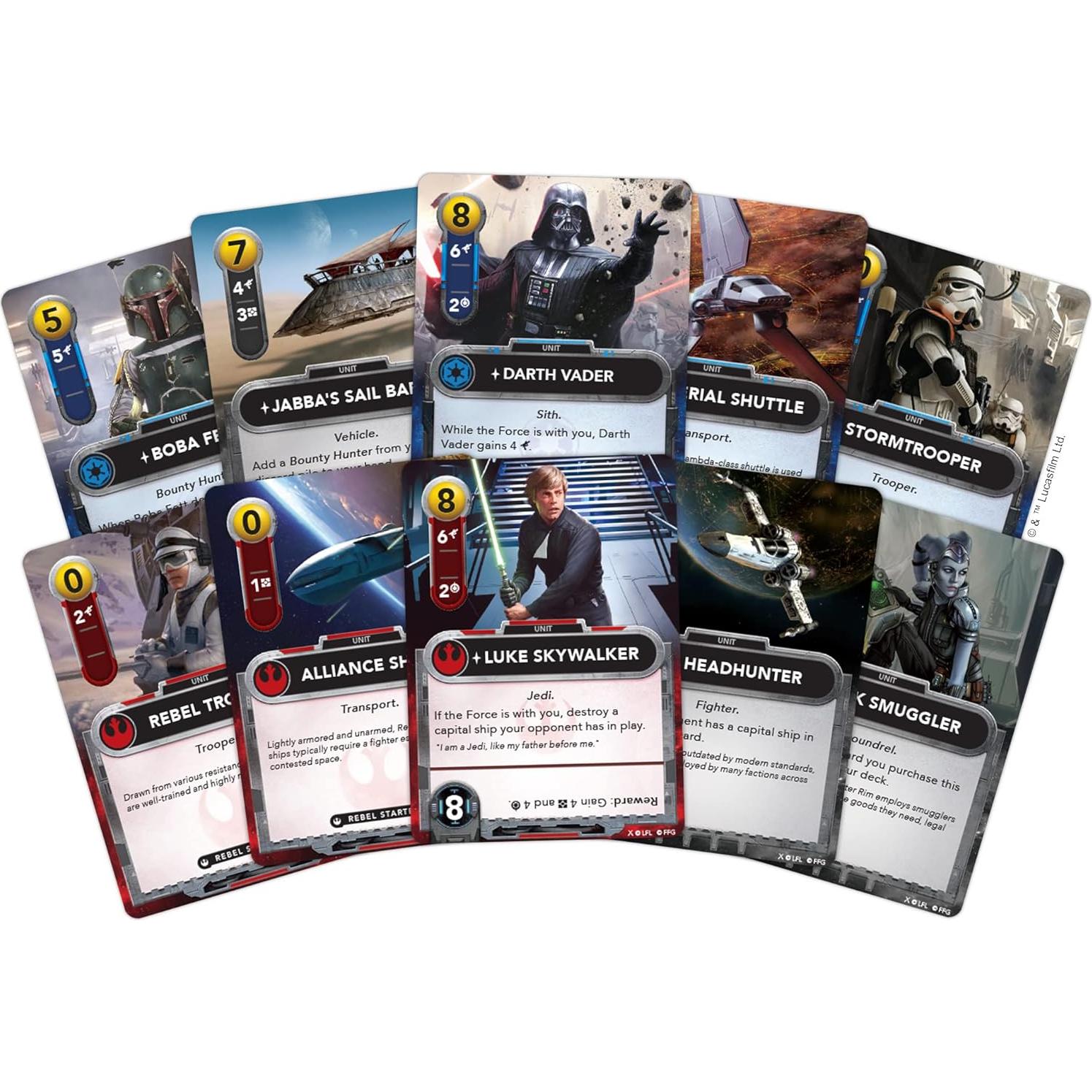 Juego de Cartas Star Wars FFG | Construcción de Mazos 2 Jugadores